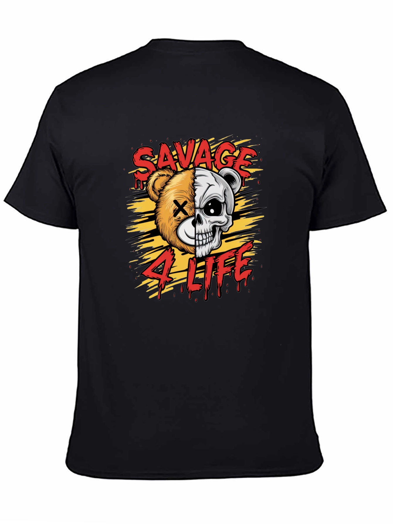 Savage 4 Life Graphic Print T-Shirt