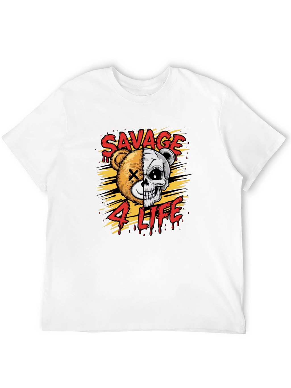 Savage 4 Life Graphic Print T-Shirt