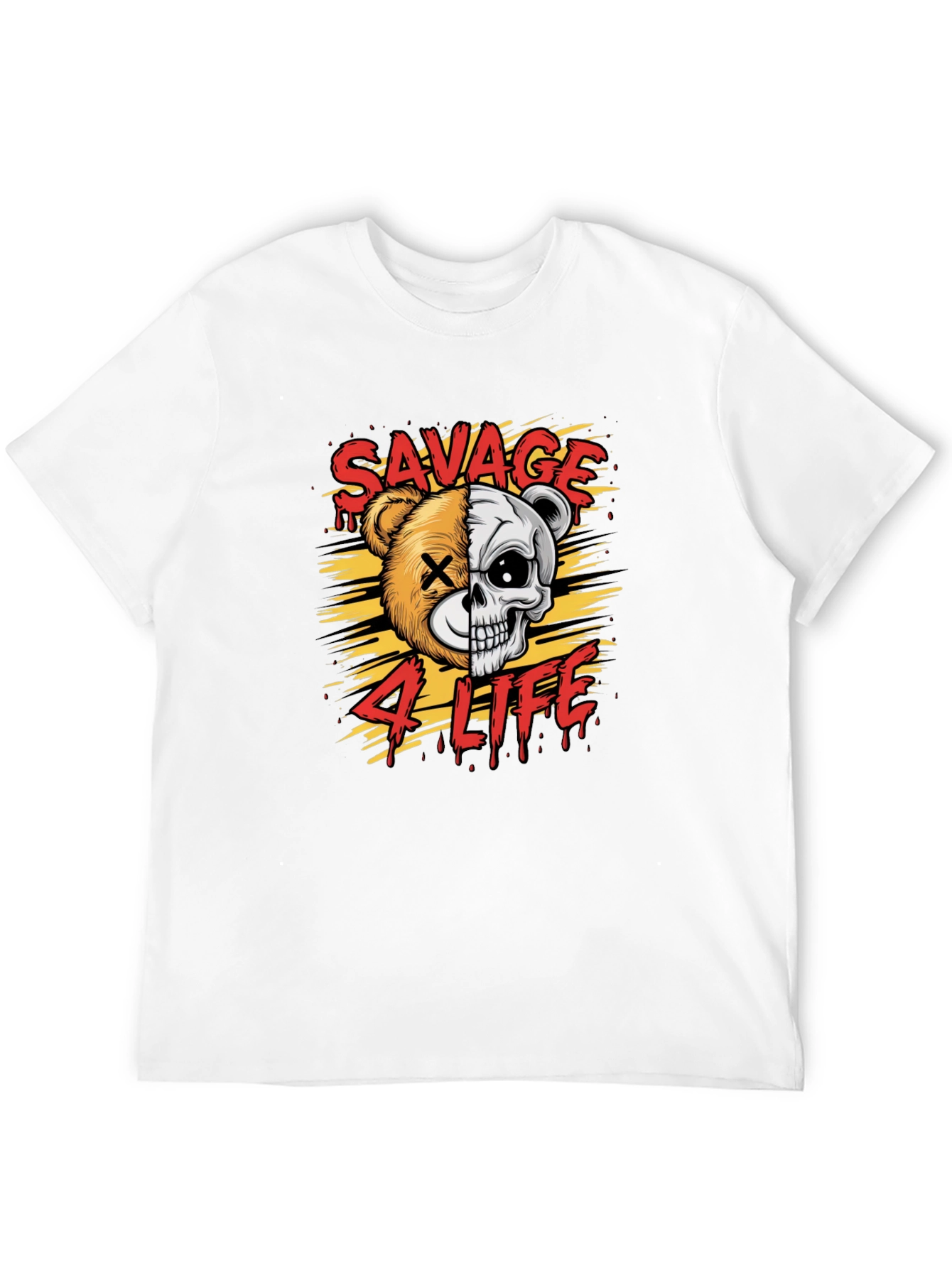 Savage 4 Life Graphic Print T-Shirt