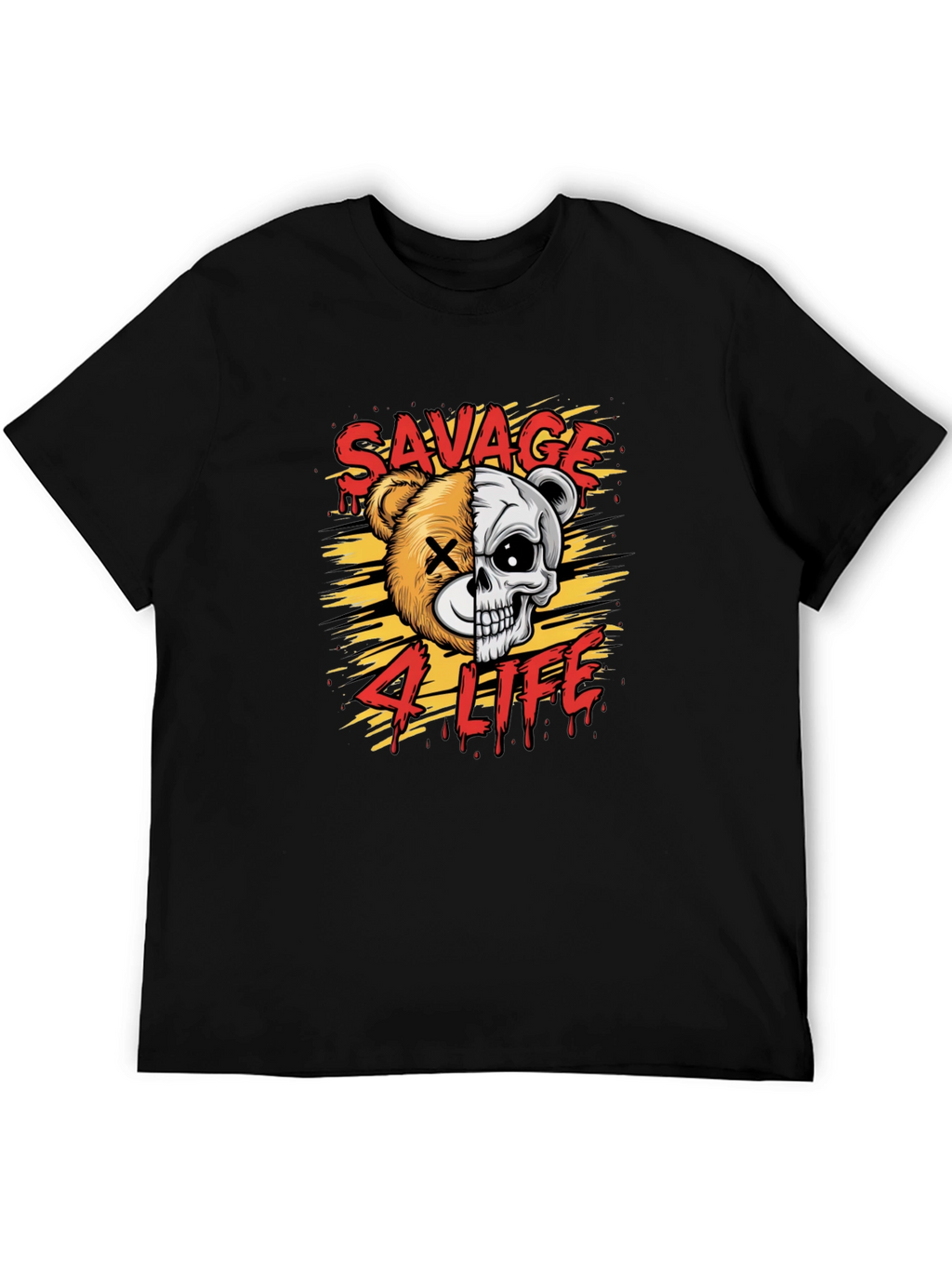 Savage 4 Life Graphic Print T-Shirt