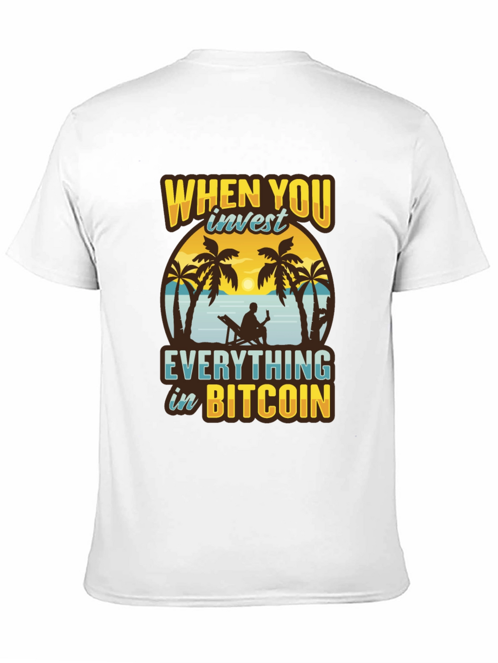 Bitcoin Investor Graphic Tee - Beach Life Crypto