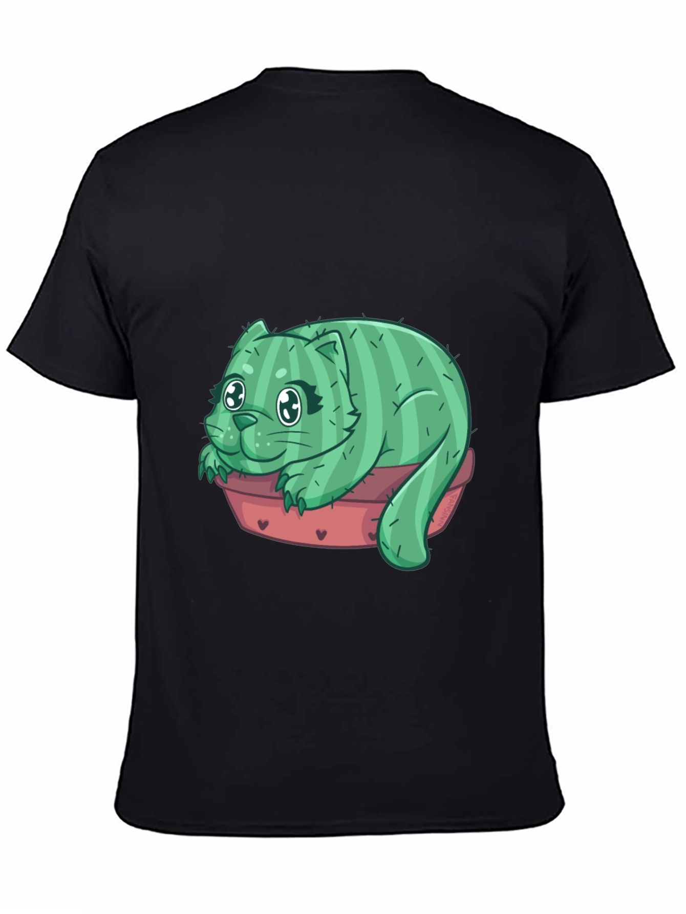 Cactus Cat T-Shirt - Unique Graphic Tee