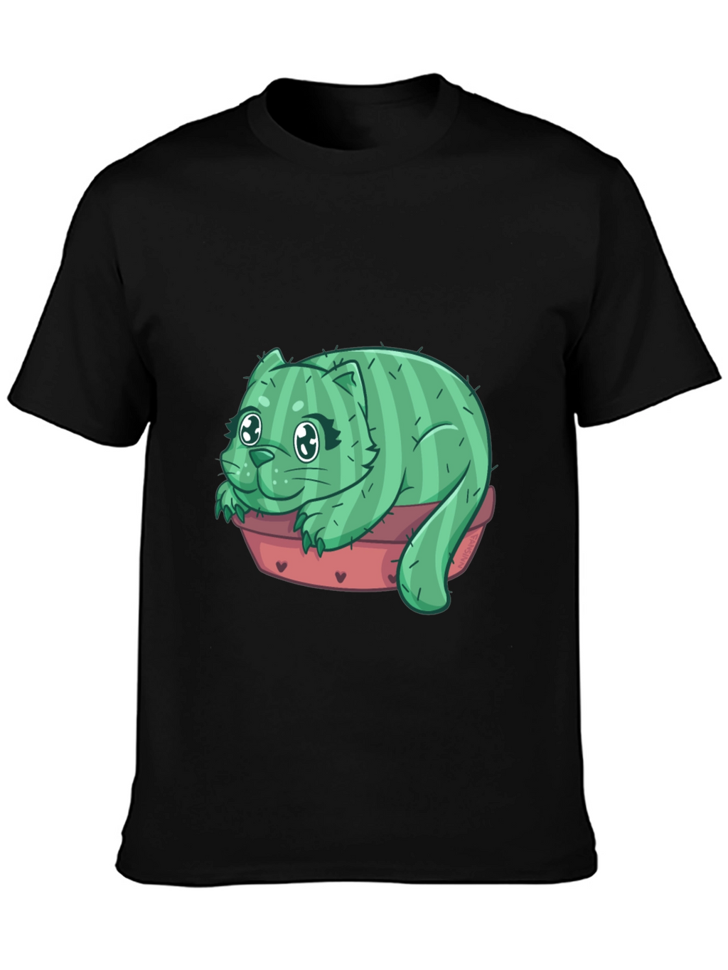 Cactus Cat T-Shirt - Unique Graphic Tee