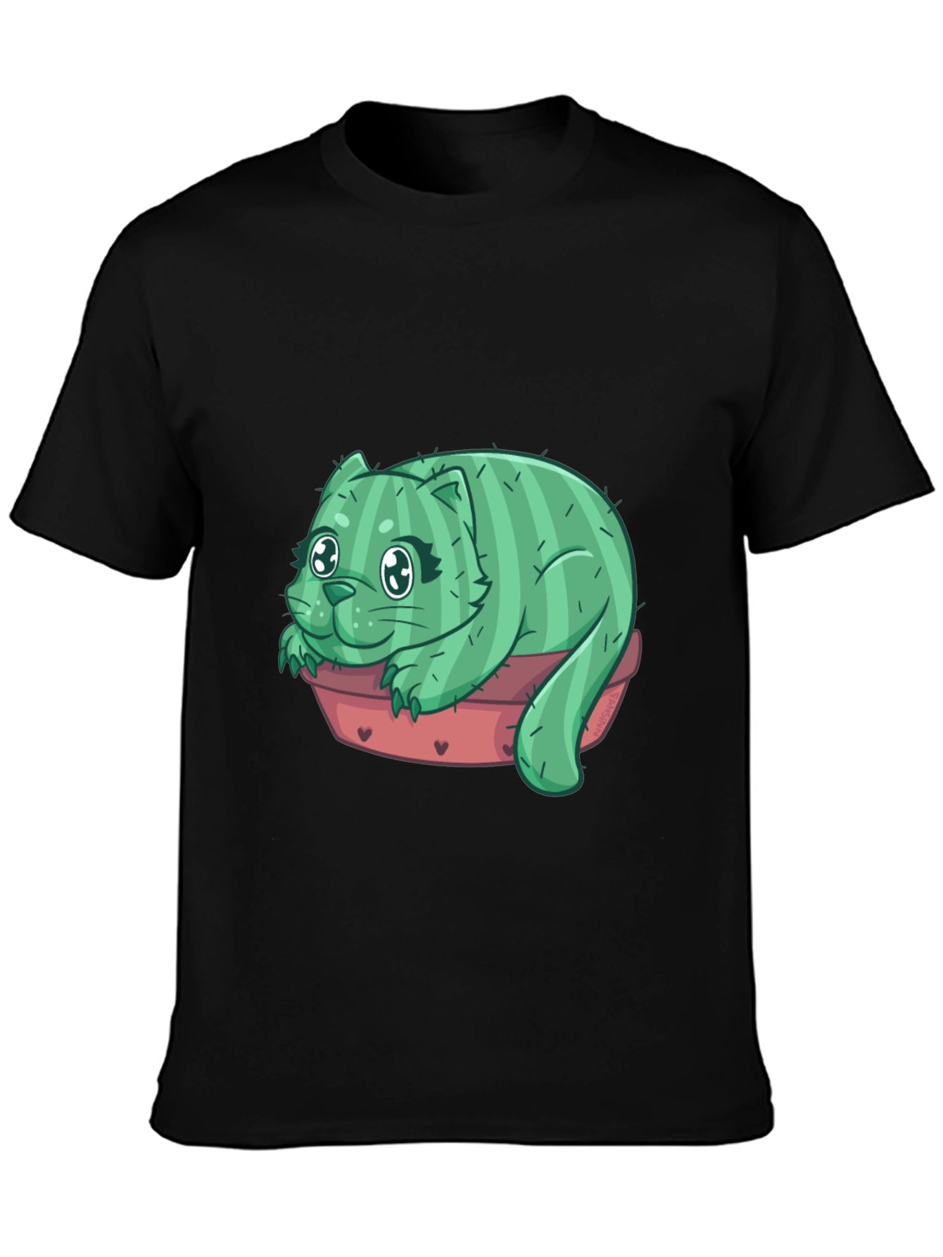 Cactus Cat T-Shirt - Unique Graphic Tee