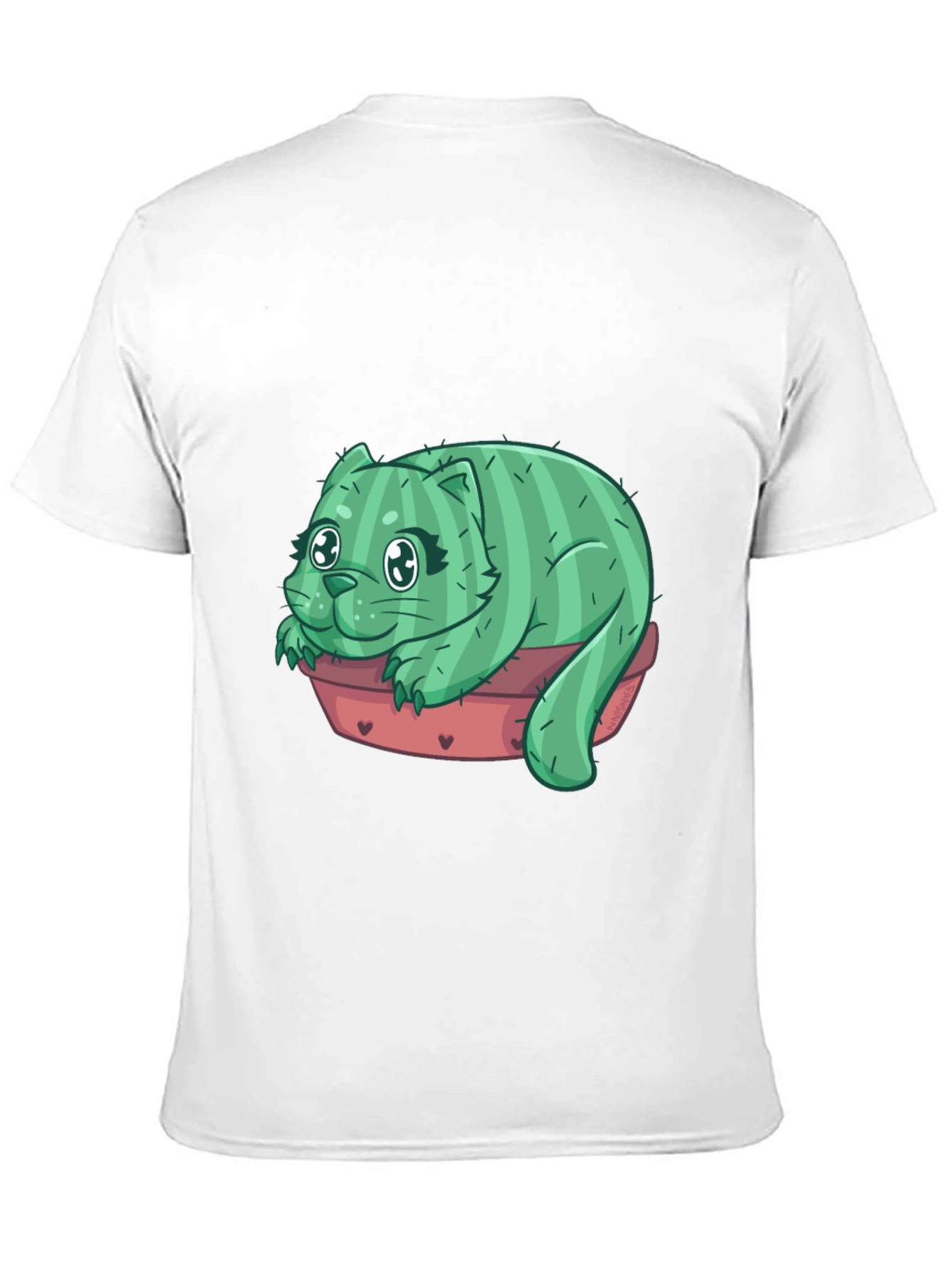 Cactus Cat T-Shirt - Unique Graphic Tee