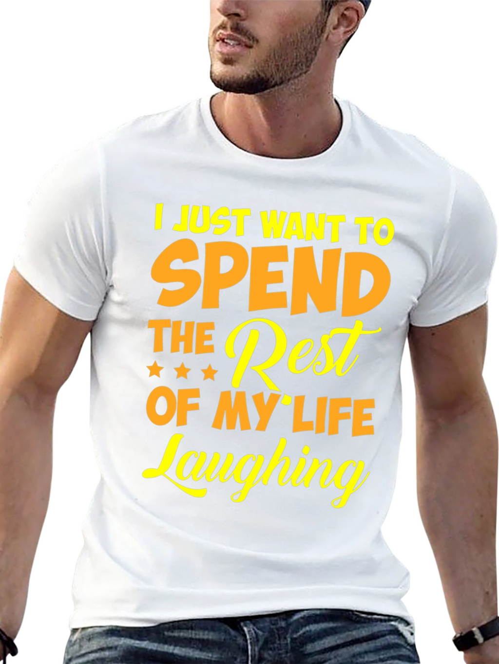 Laughing Rest of My Life Graphic Tee