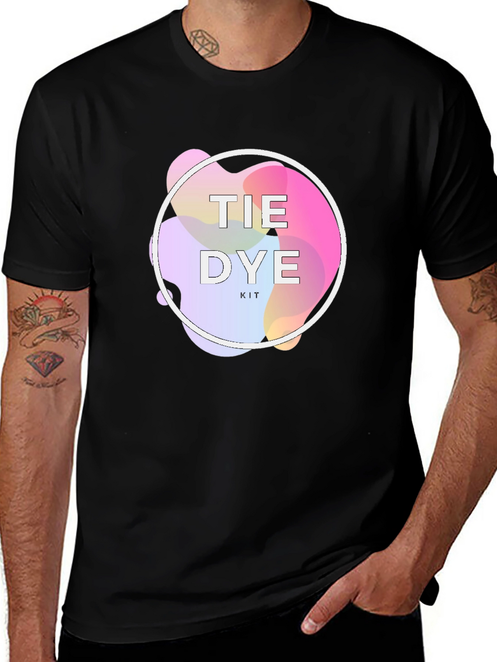 Tie Dye Kit Graphic Tee - Unique Design