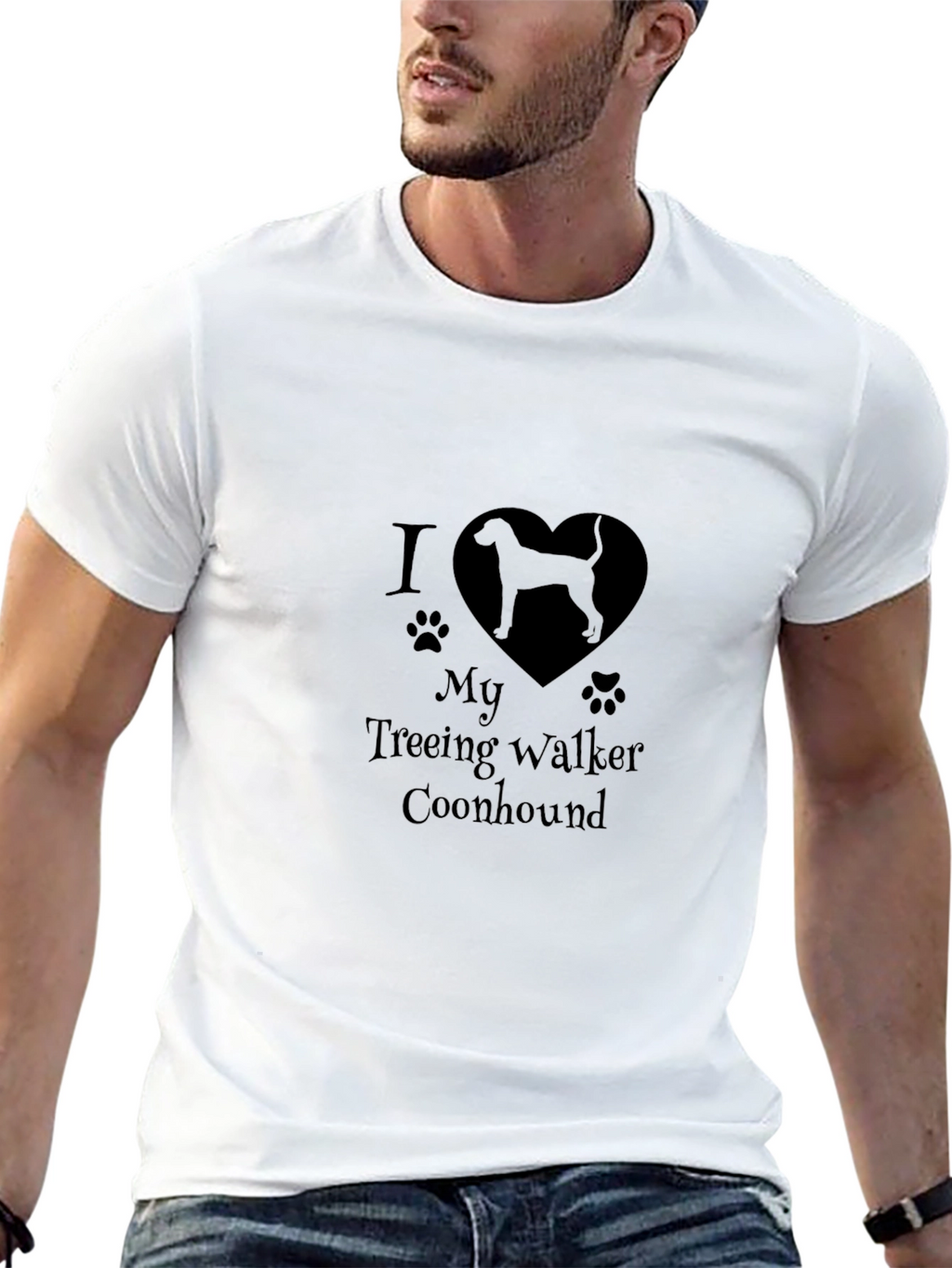 I Love My Treeing Walker Coonhound T-Shirt