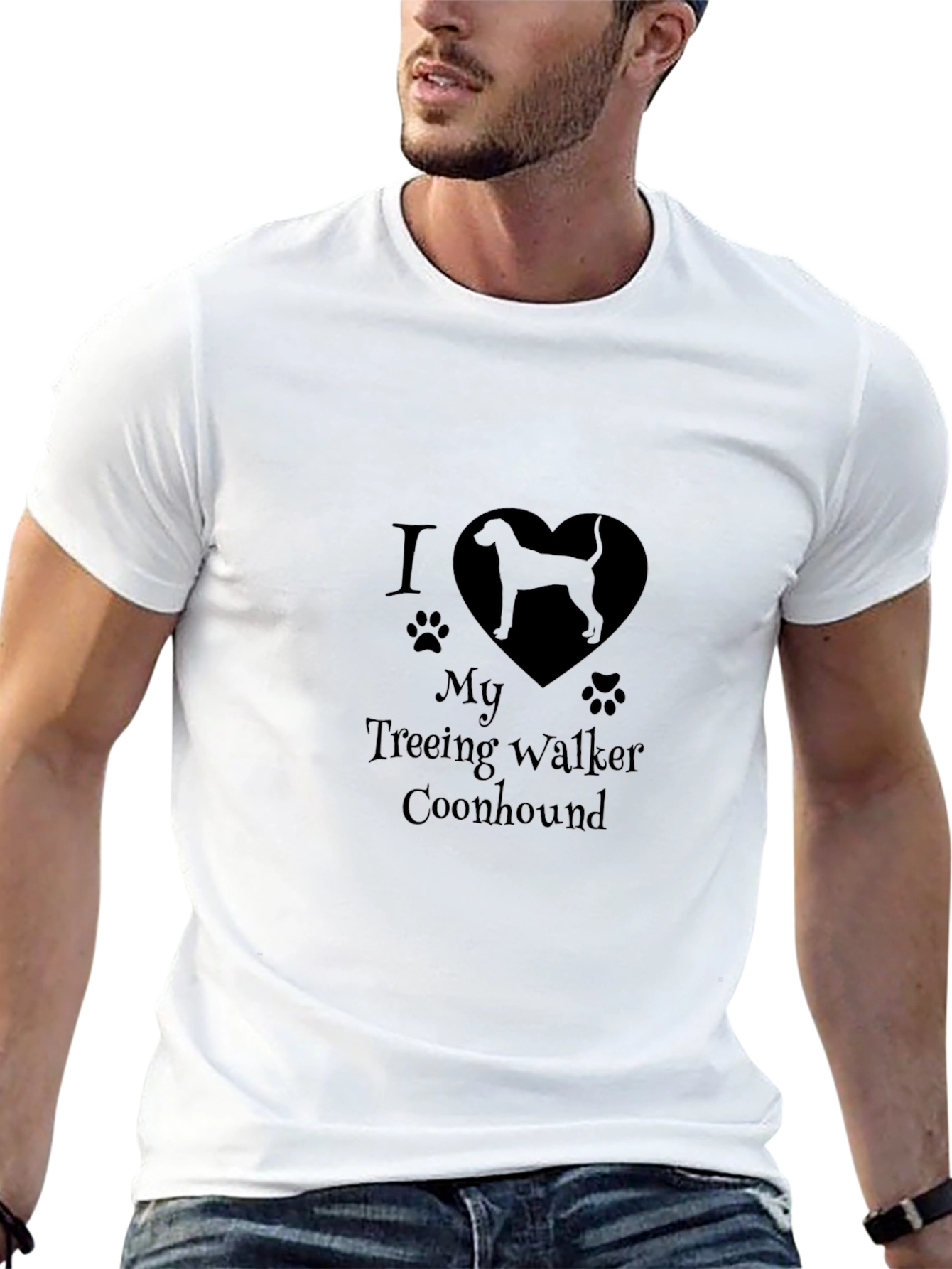 I Love My Treeing Walker Coonhound T-Shirt