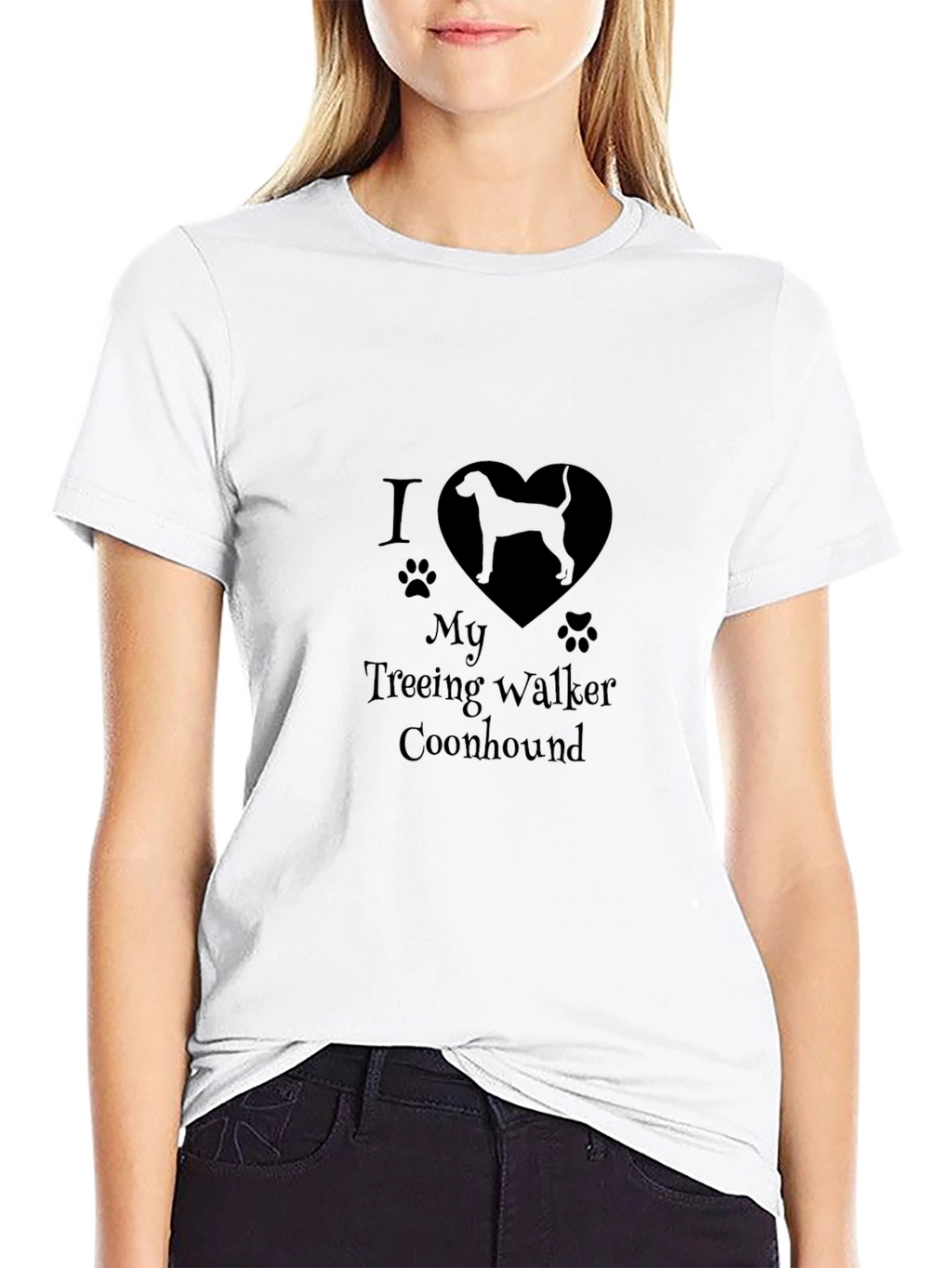 I Love My Treeing Walker Coonhound T-Shirt