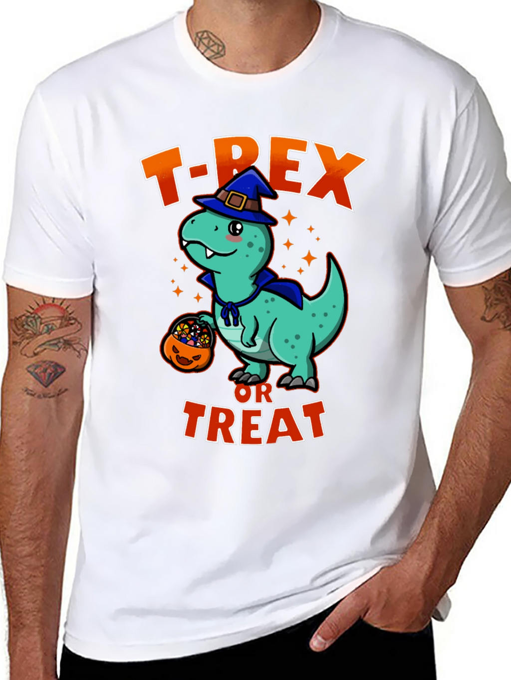 T-Rex Trick or Treat Halloween Shirt