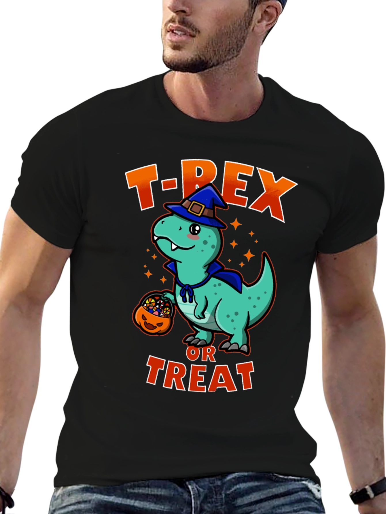 T-Rex Trick or Treat Halloween Shirt