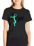 Hope Ribbon Graphic T-Shirt | Awareness Tee