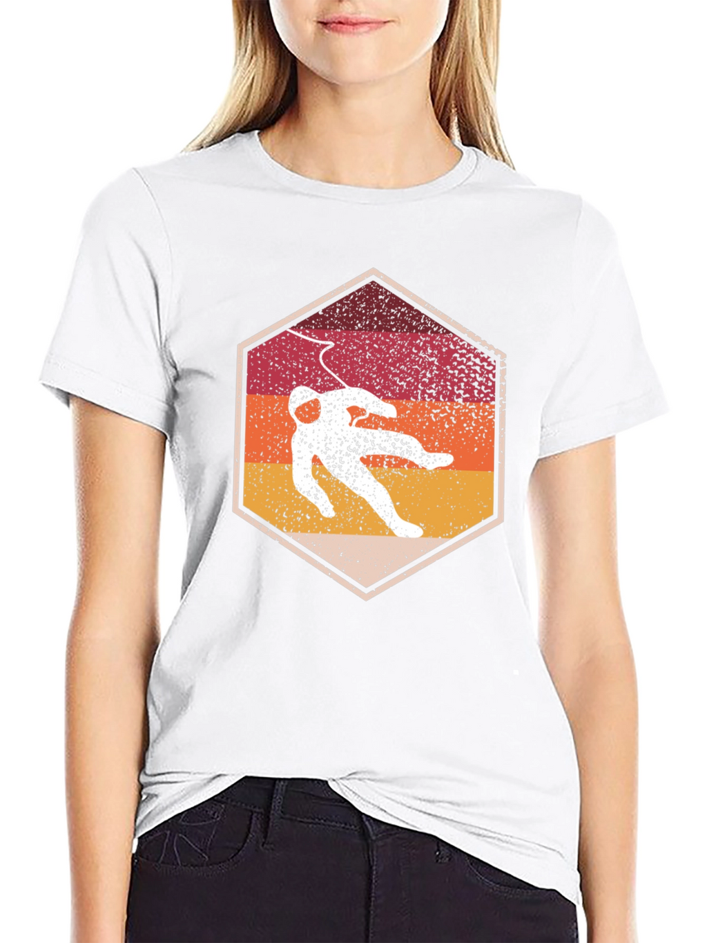 Retro Spaceman Graphic T-Shirt