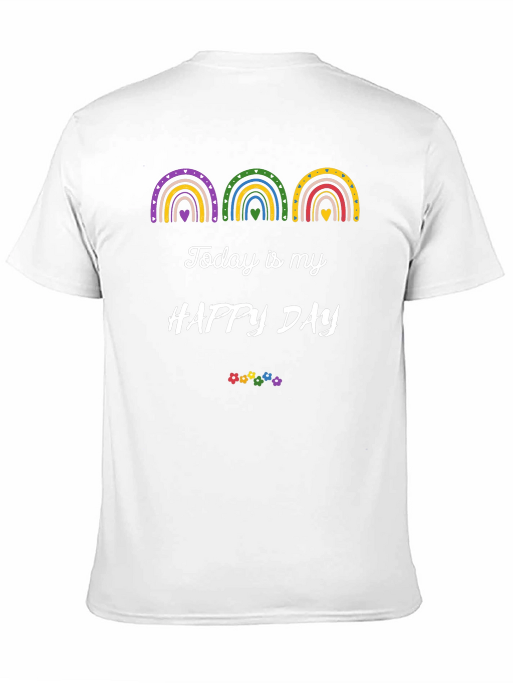 Happy Day Rainbow Graphic Tee