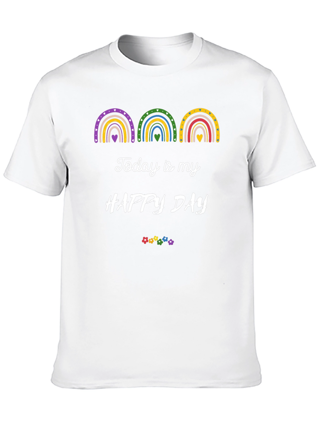 Happy Day Rainbow Graphic Tee