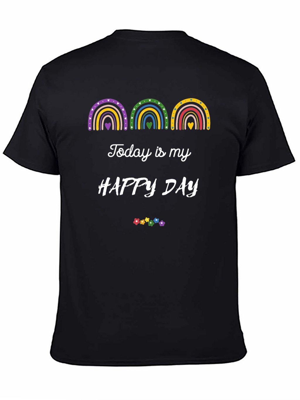 Happy Day Rainbow Graphic Tee