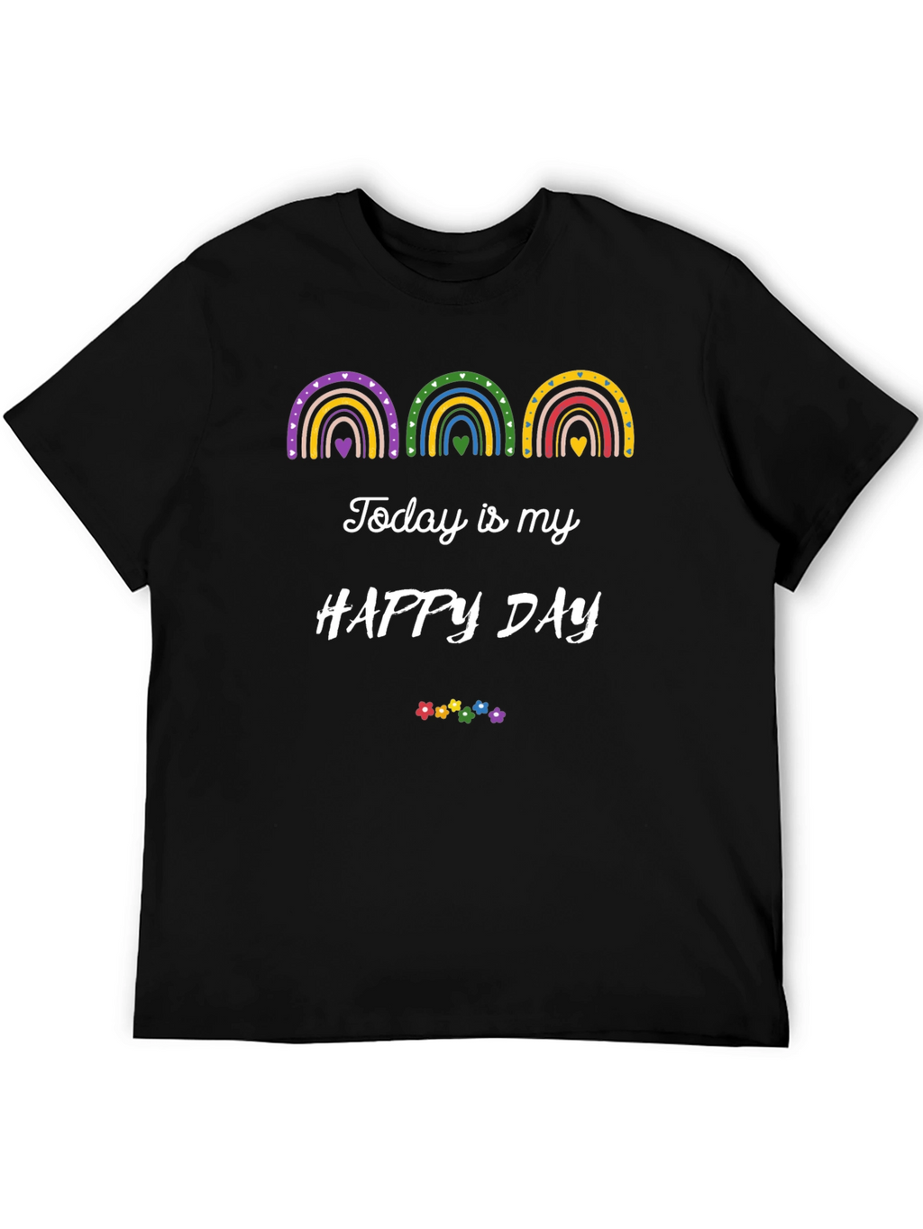Happy Day Rainbow Graphic Tee