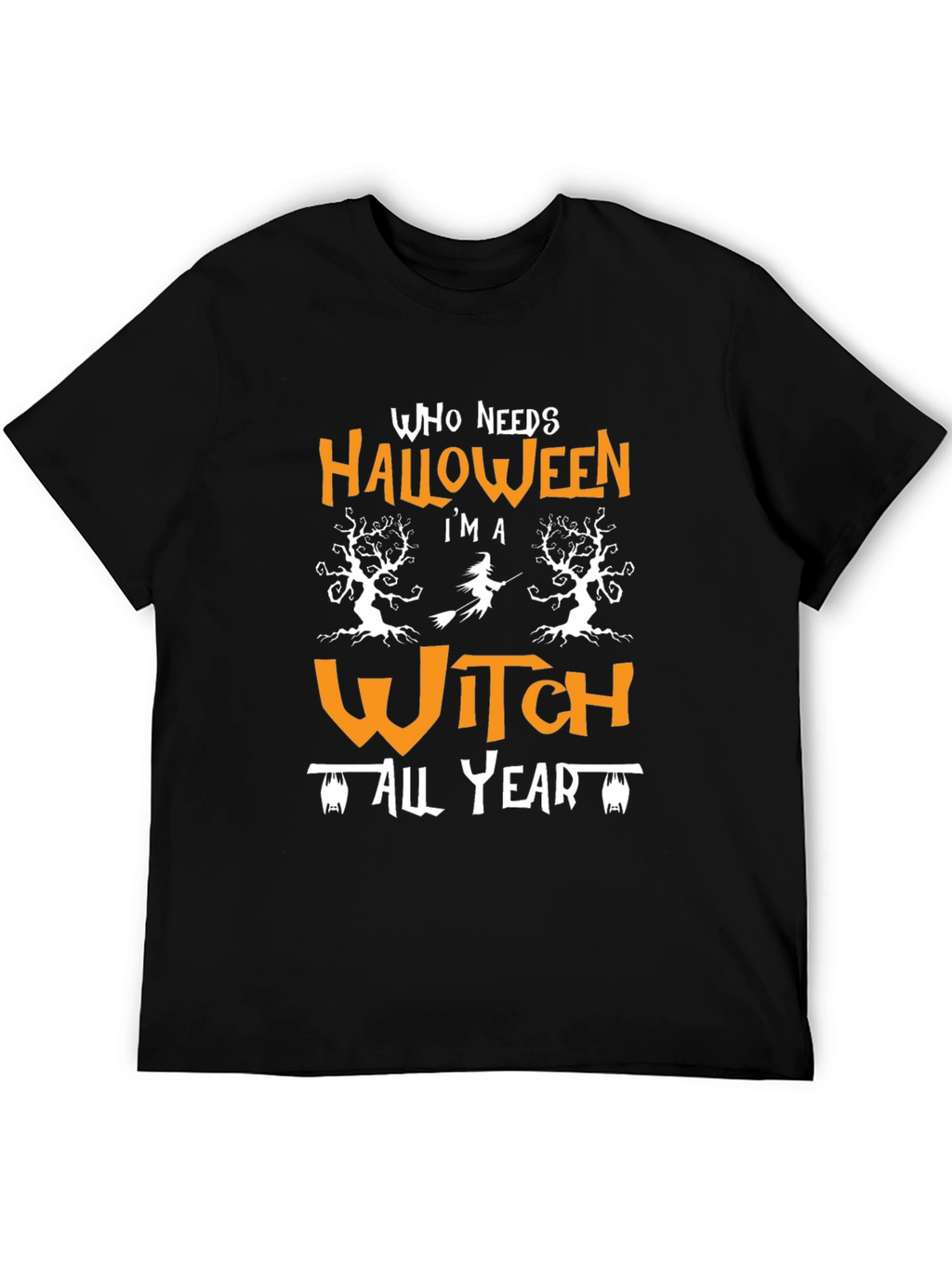 Halloween Witch Graphic Tee - Unisex Holiday Shirt