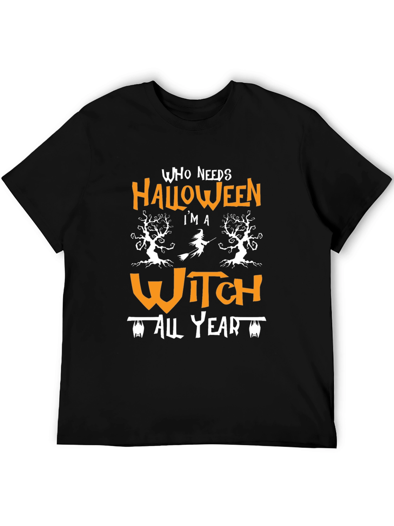 Halloween Witch Graphic Tee - Unisex Holiday Shirt