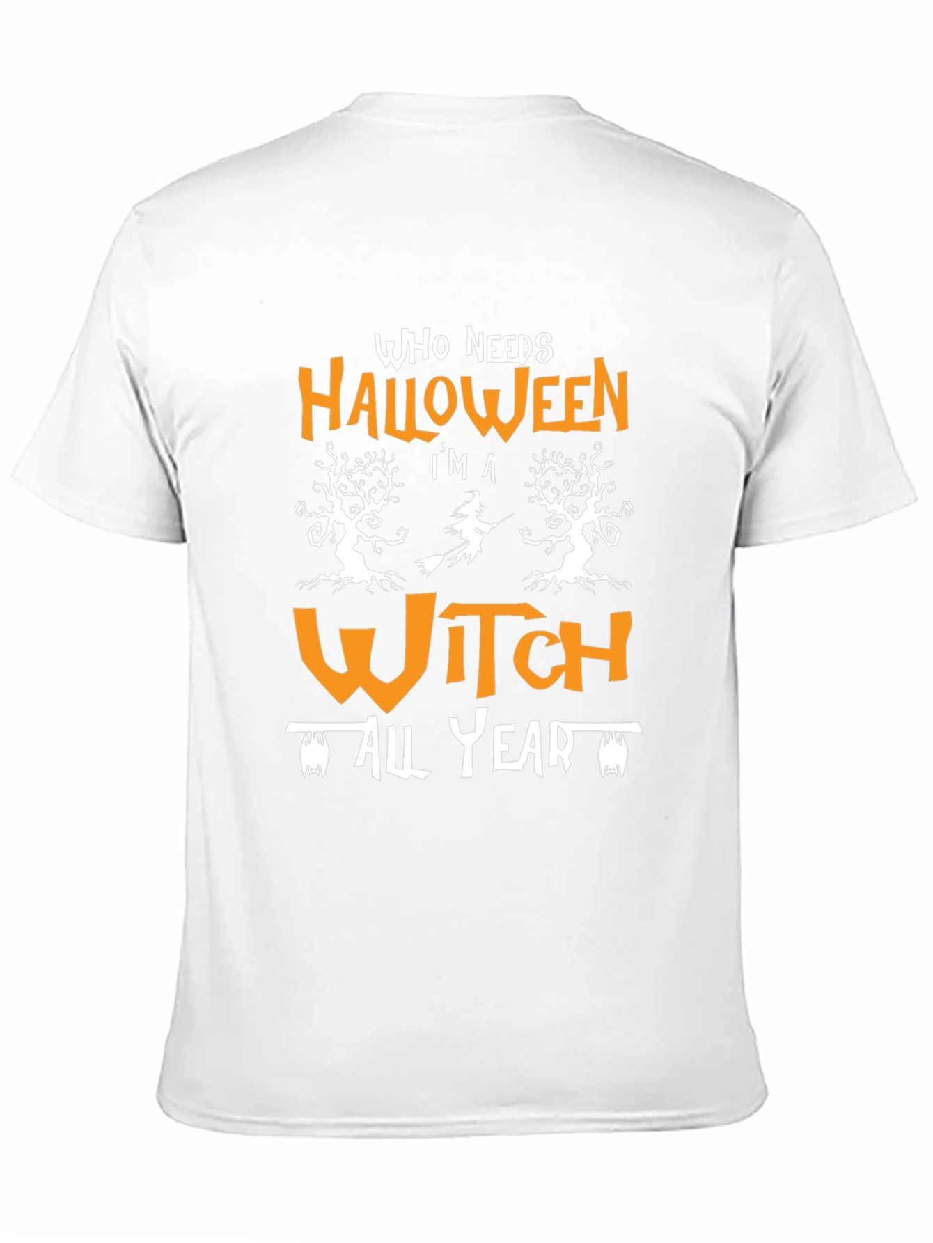 Halloween Witch Graphic Tee - Unisex Holiday Shirt