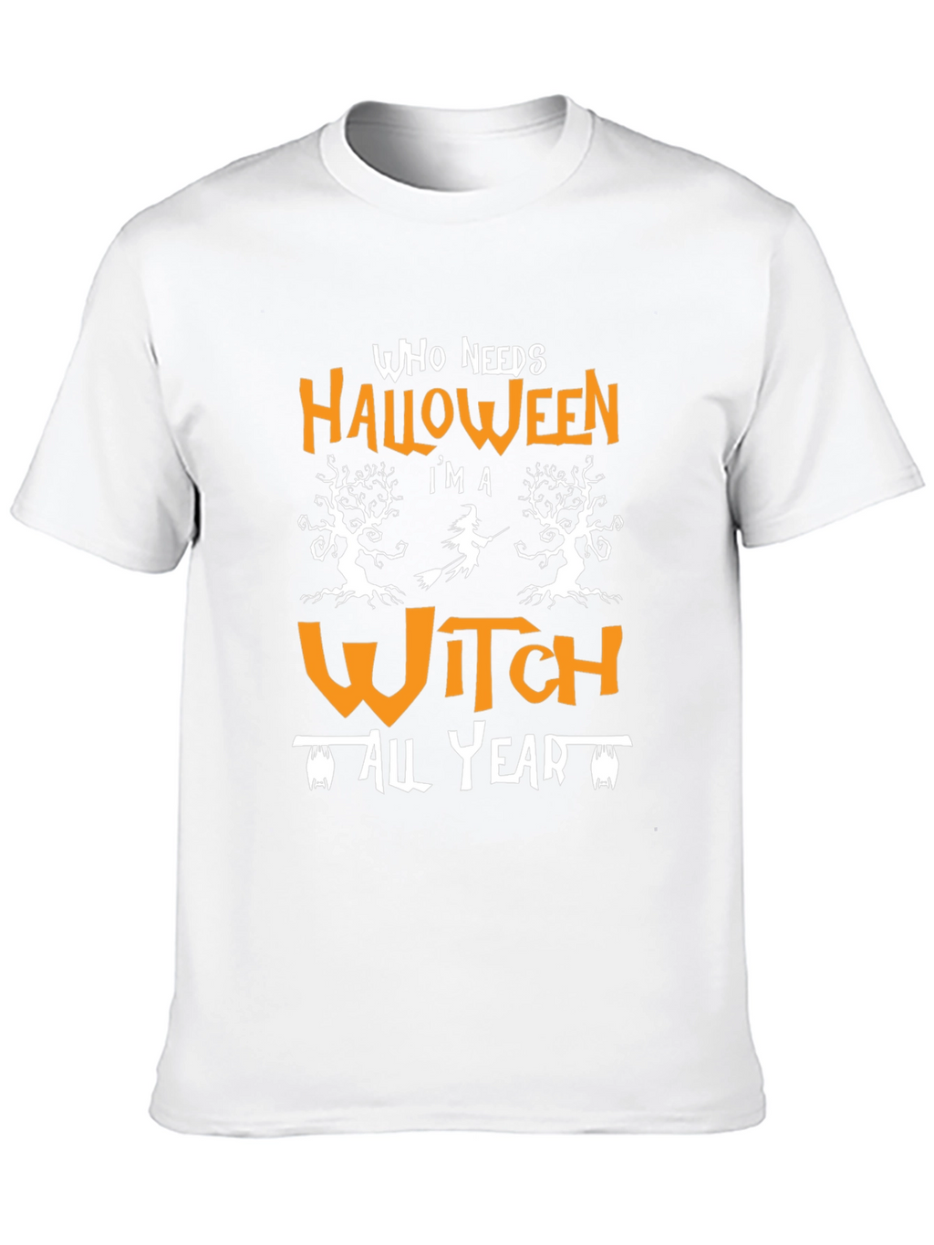 Halloween Witch Graphic Tee - Unisex Holiday Shirt