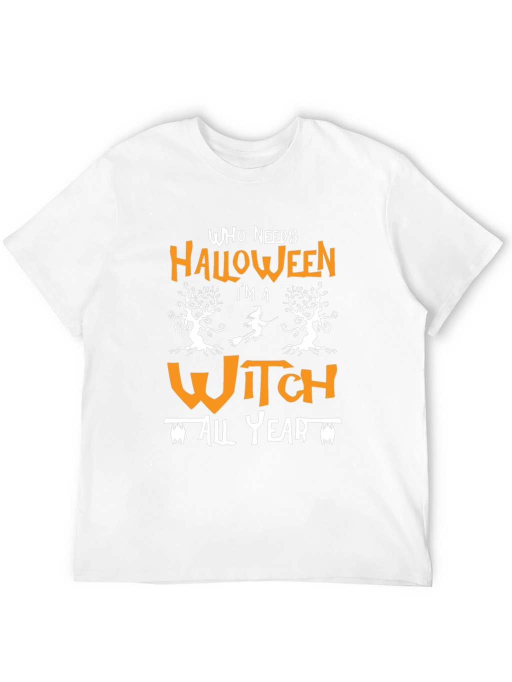 Halloween Witch Graphic Tee - Unisex Holiday Shirt