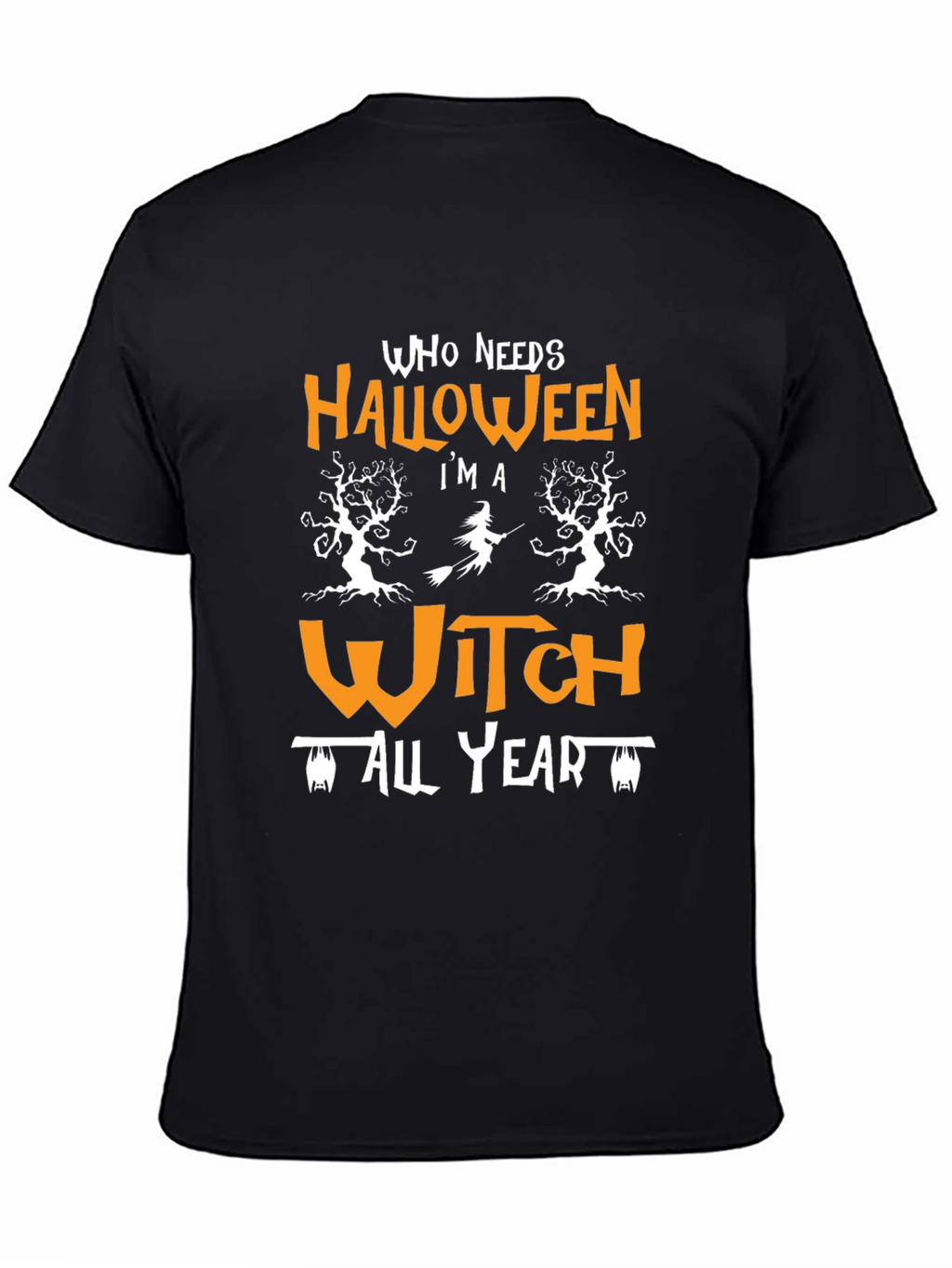 Halloween Witch Graphic Tee - Unisex Holiday Shirt