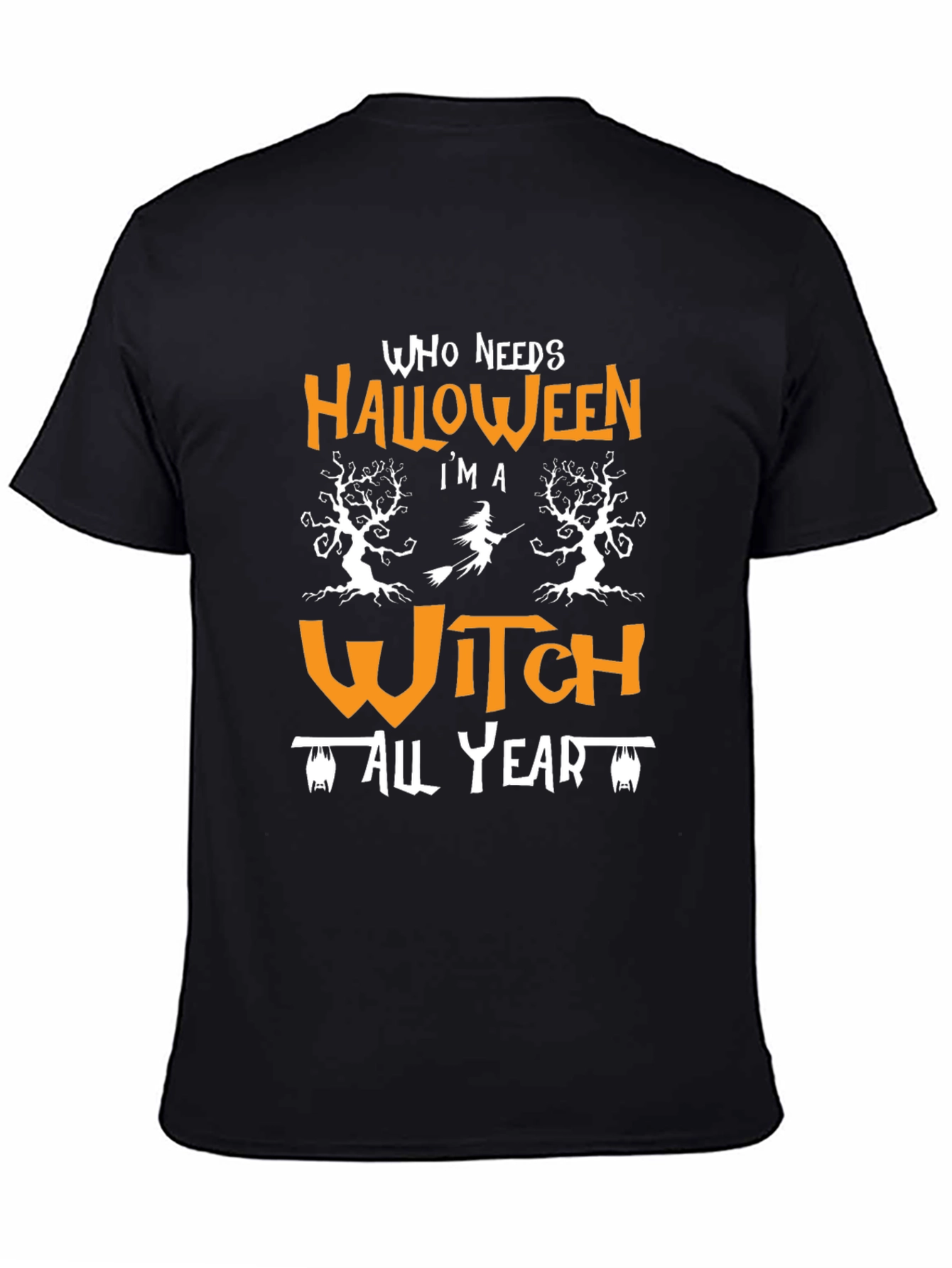 Halloween Witch Graphic Tee - Unisex Holiday Shirt