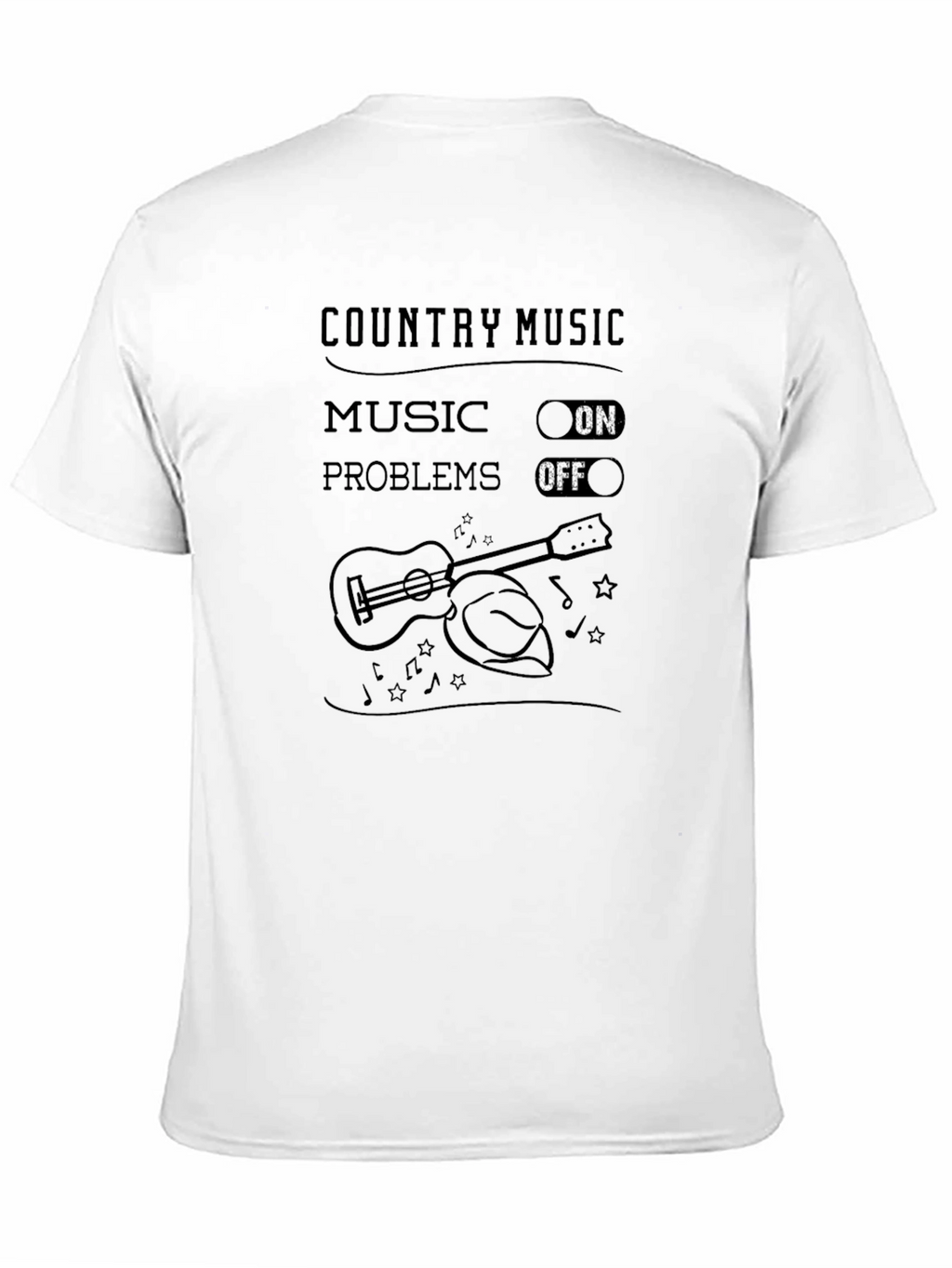 Country Music Shirt - Music On Problems Off