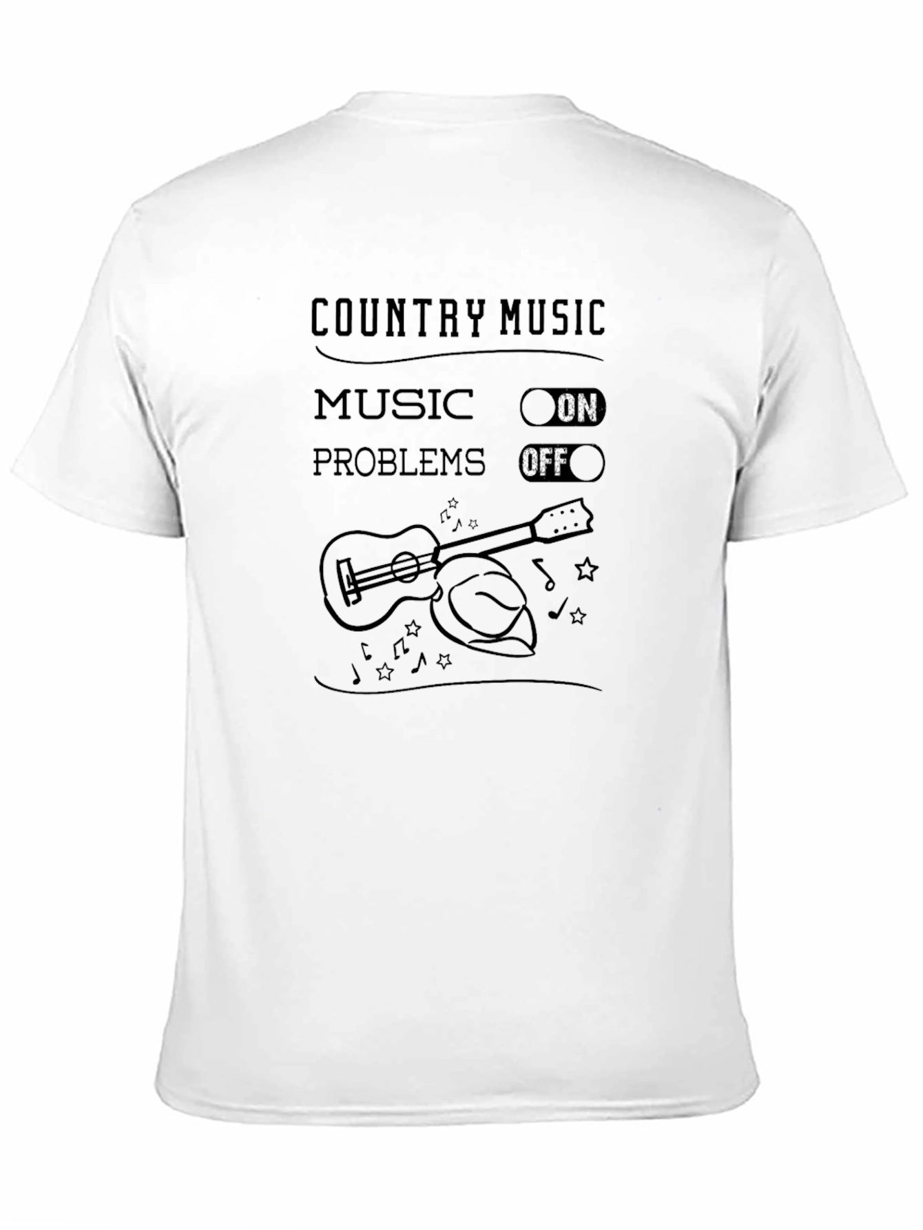 Country Music Shirt - Music On Problems Off
