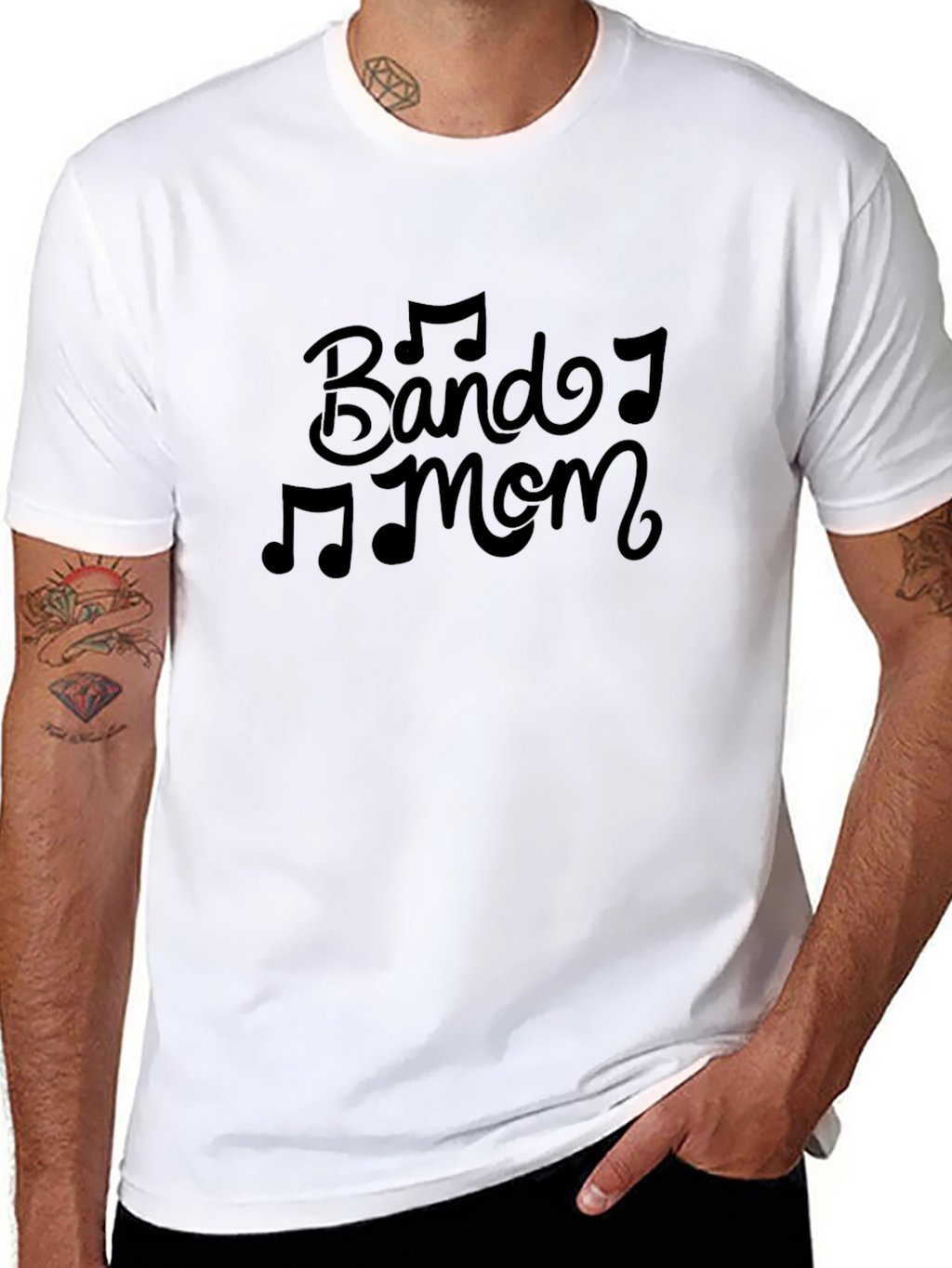 Band Mom Music Note T-Shirt