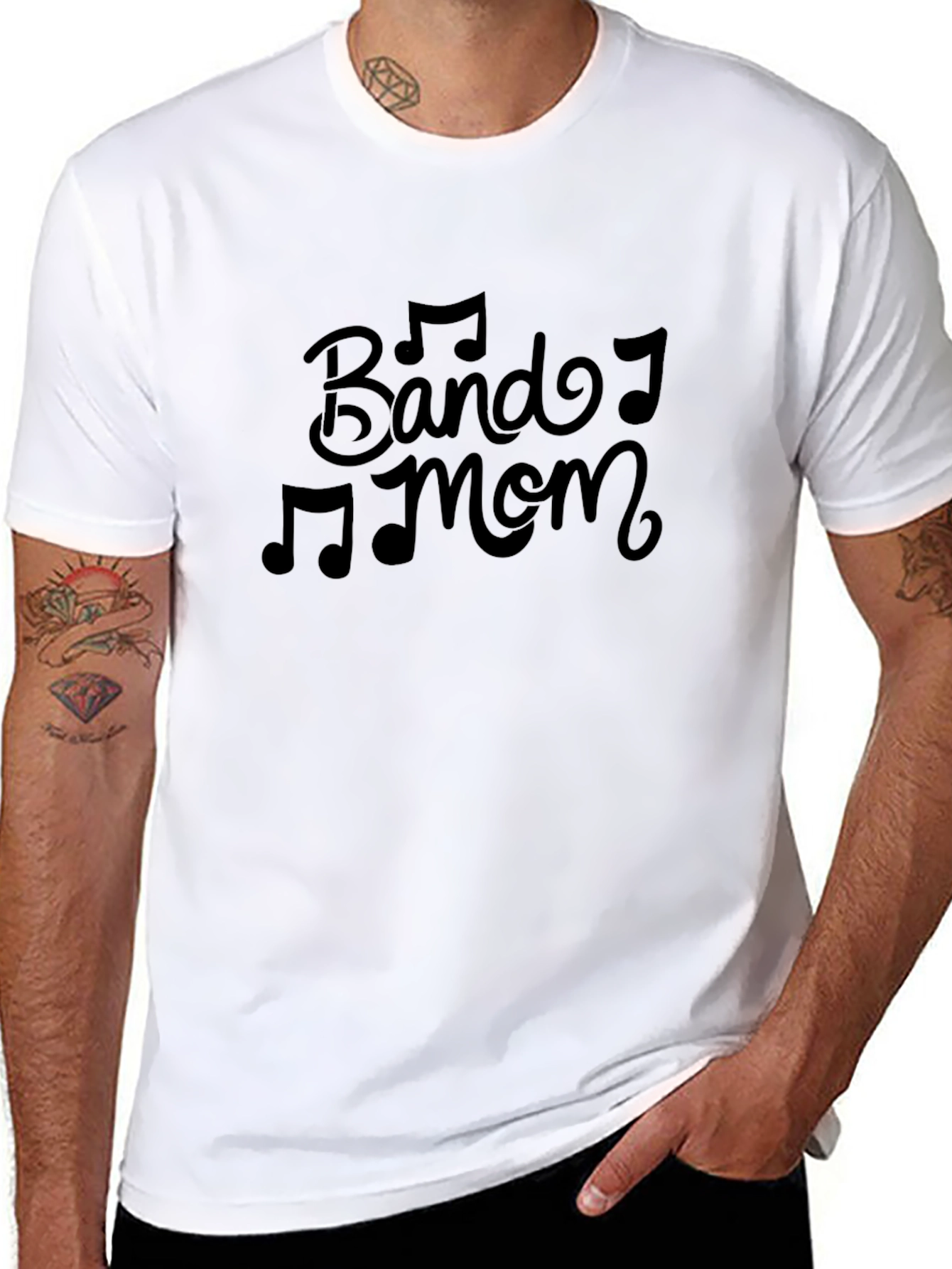 Band Mom Music Note T-Shirt