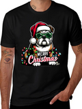 Christmas Bulldog T-Shirt
