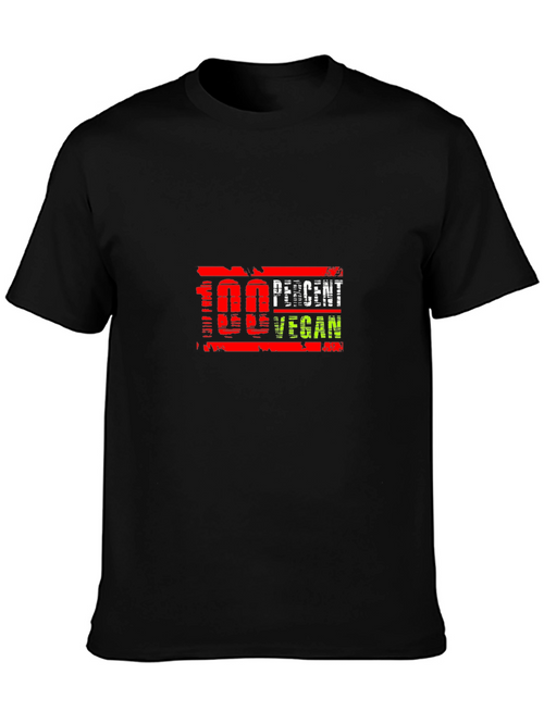 100 Percent Vegan Graphic Tee - Stylish & Comfortable