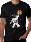 Bitcoin Astronaut T-Shirt - Crypto Space Tee