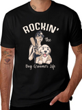 Rockin Dog Groomer Life Tee - Black