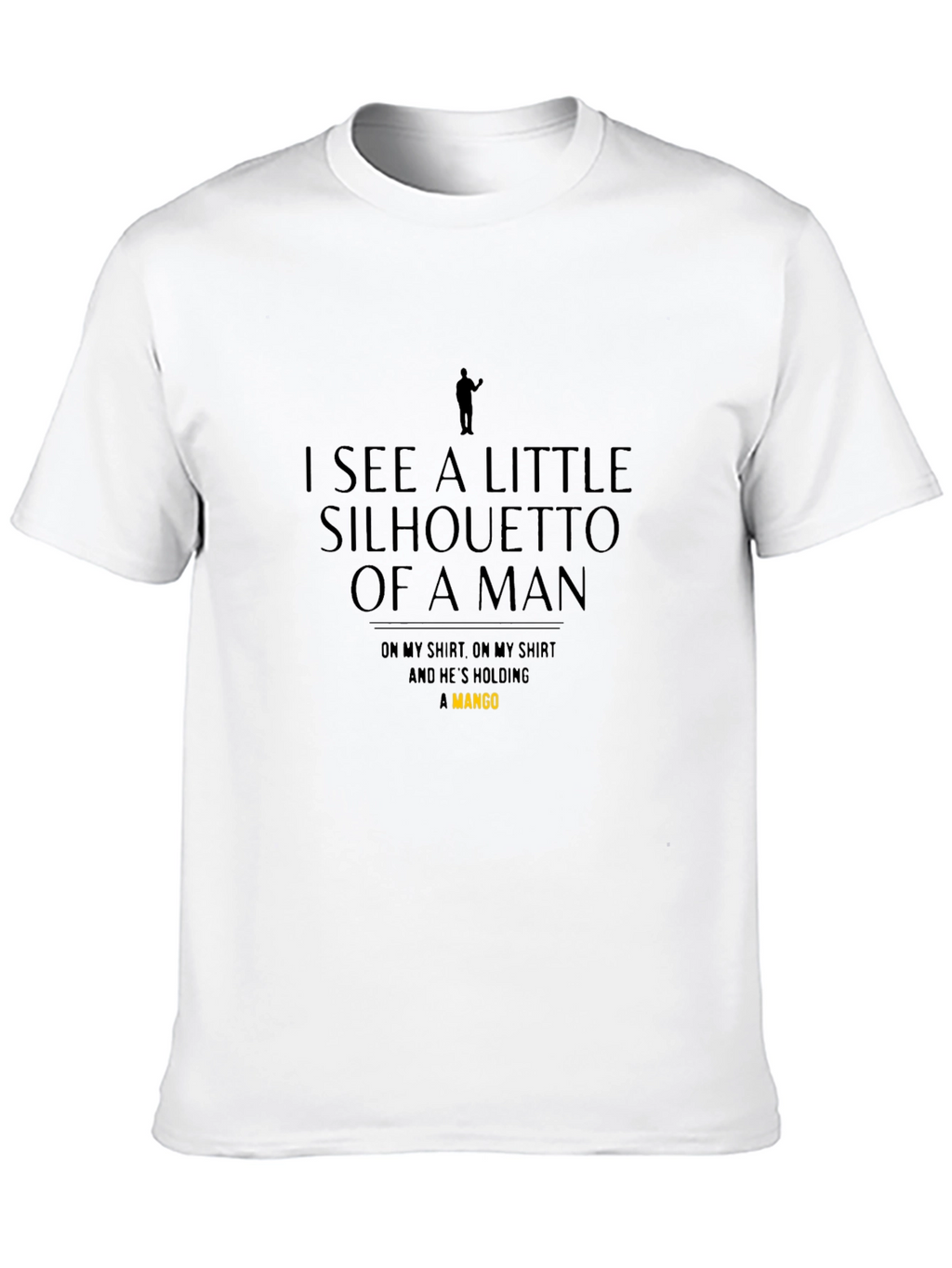 Silhouette Man & Mango T-Shirt - Graphic Tee