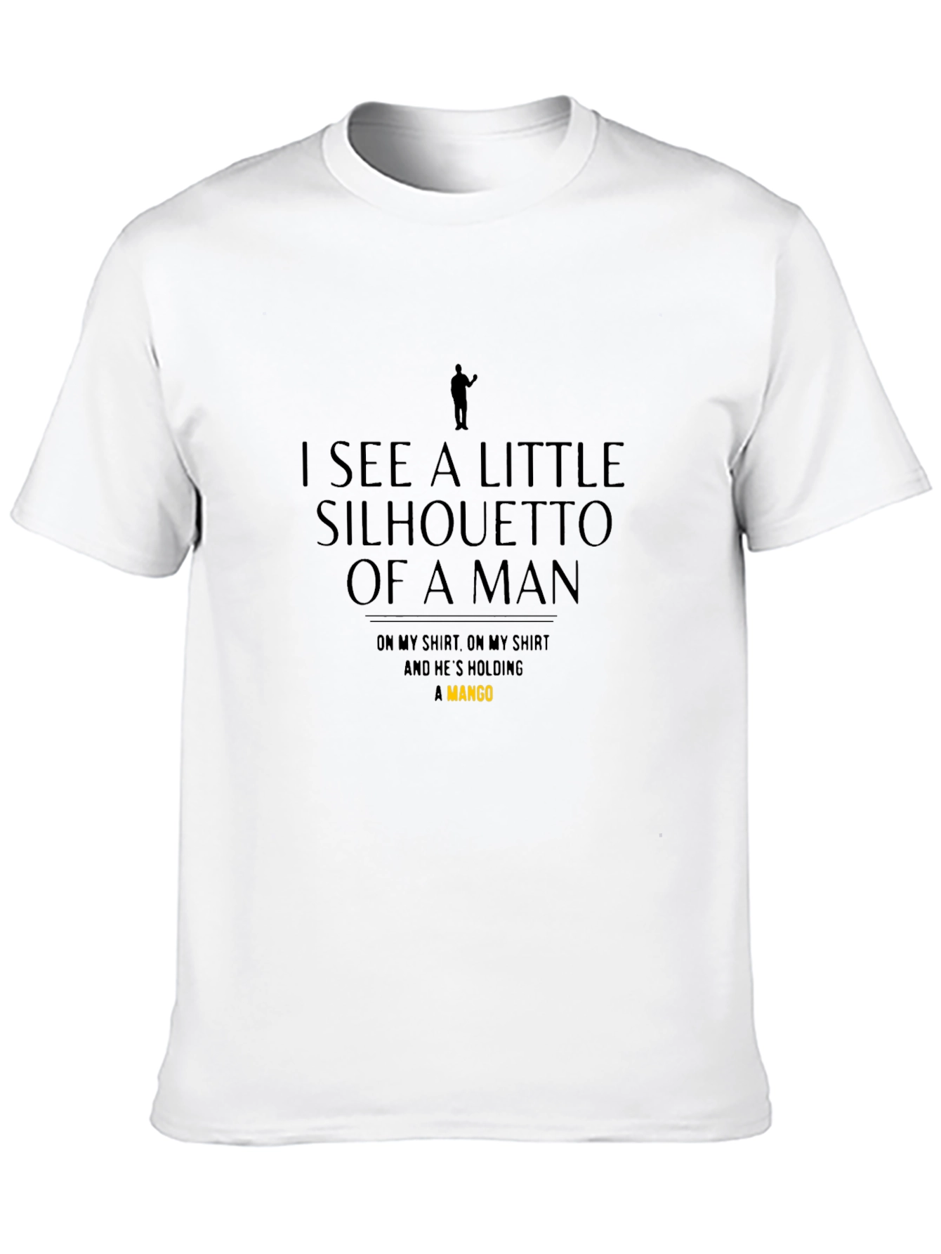 Silhouette Man & Mango T-Shirt - Graphic Tee