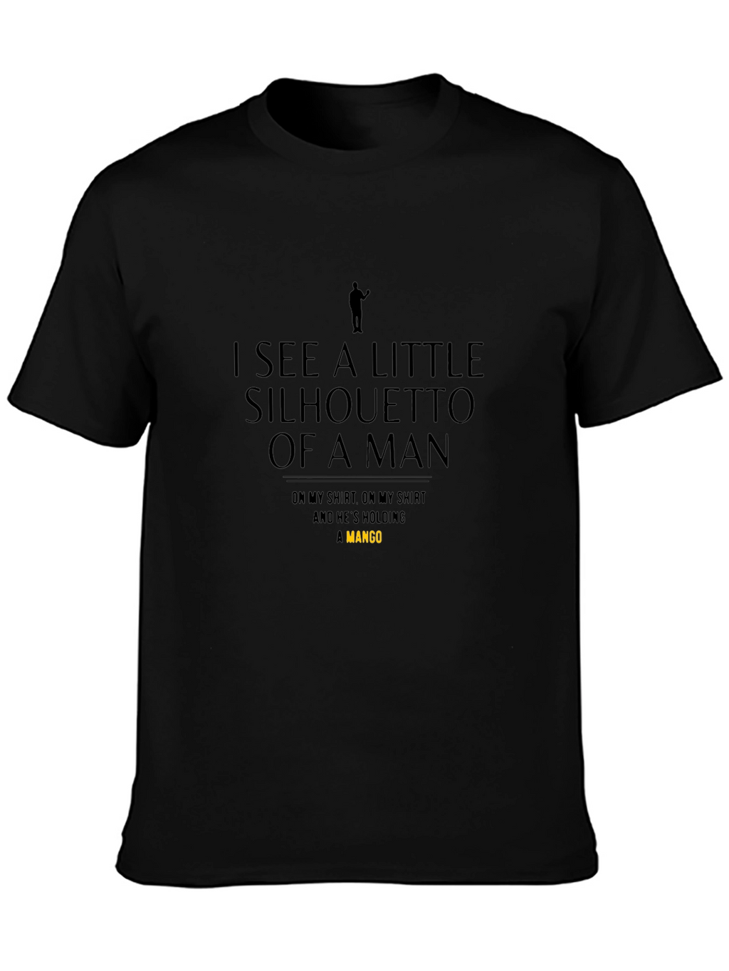 Silhouette Man & Mango T-Shirt - Graphic Tee