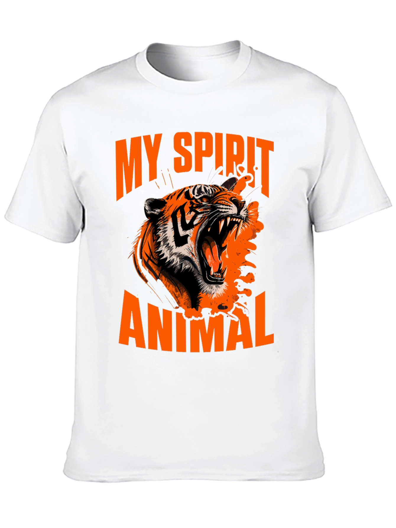 Tiger Spirit Animal Graphic Tee