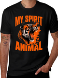 Tiger Spirit Animal Graphic Tee