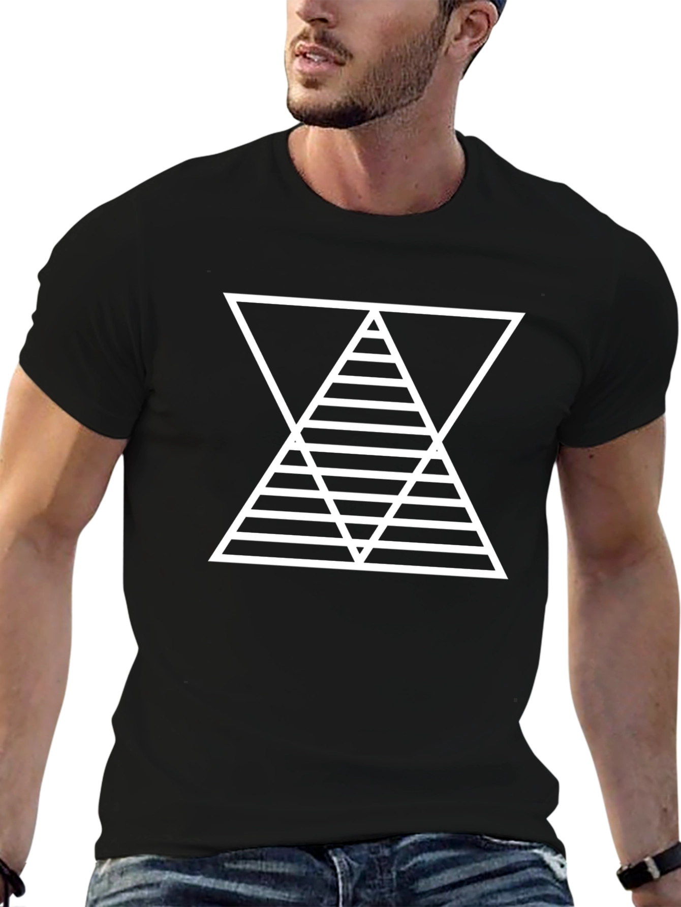 Geometric Triangle T-Shirt
