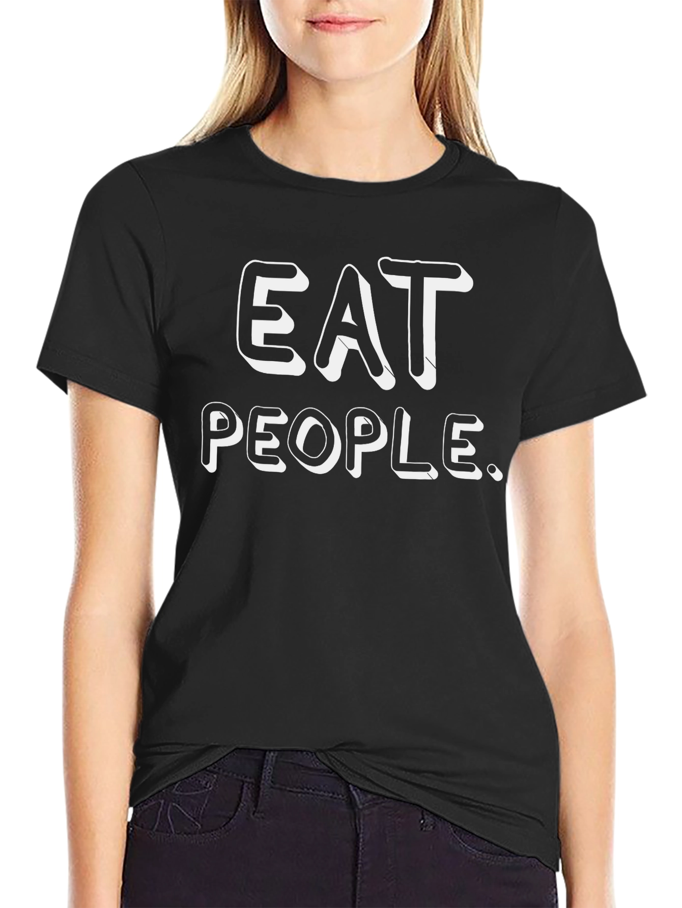 Eat People Graphic Tee - Funny Slogan T-Shirt