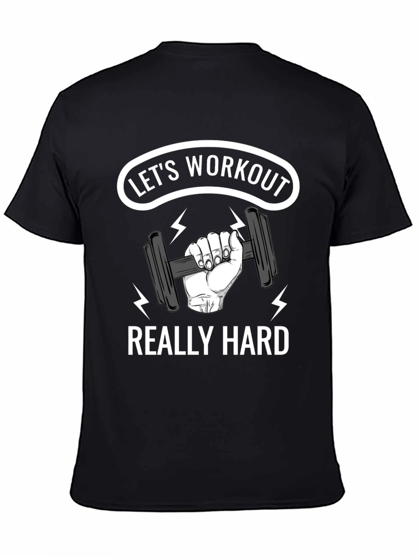 Workout Hard T-Shirt: Gym Motivation Apparel