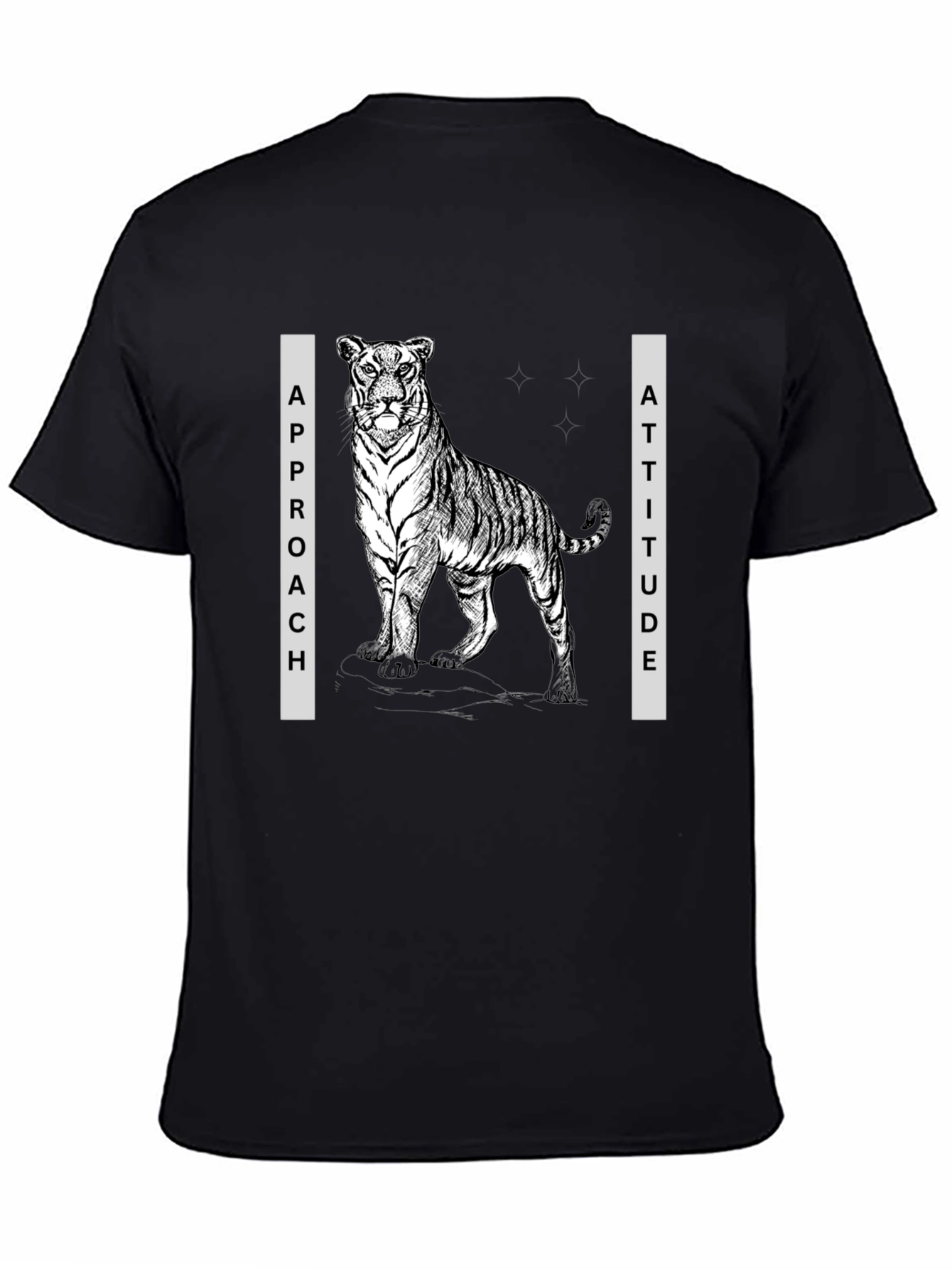 Tiger Approach Attitude Graphic Tee