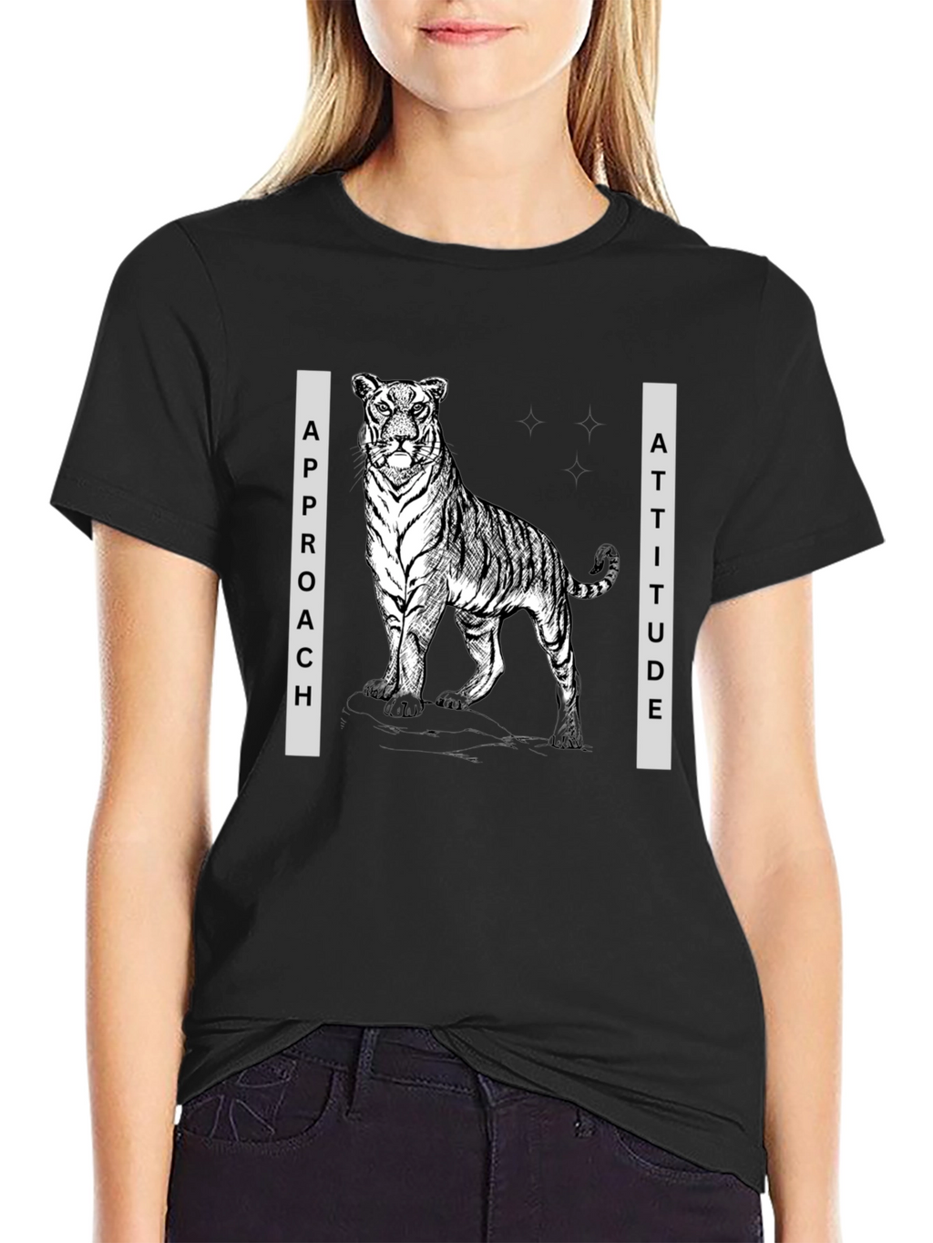 Tiger Approach Attitude Graphic Tee
