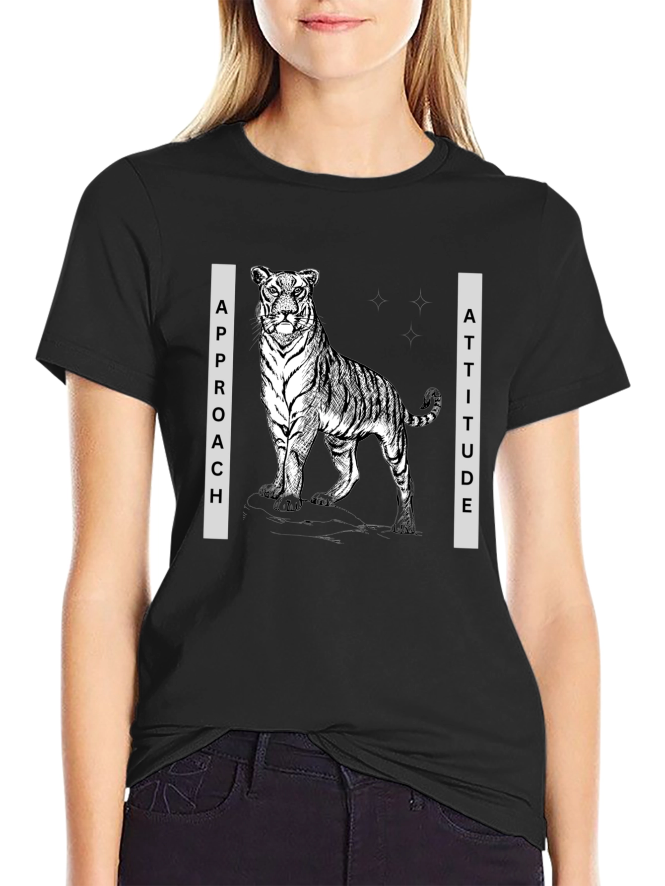 Tiger Approach Attitude Graphic Tee