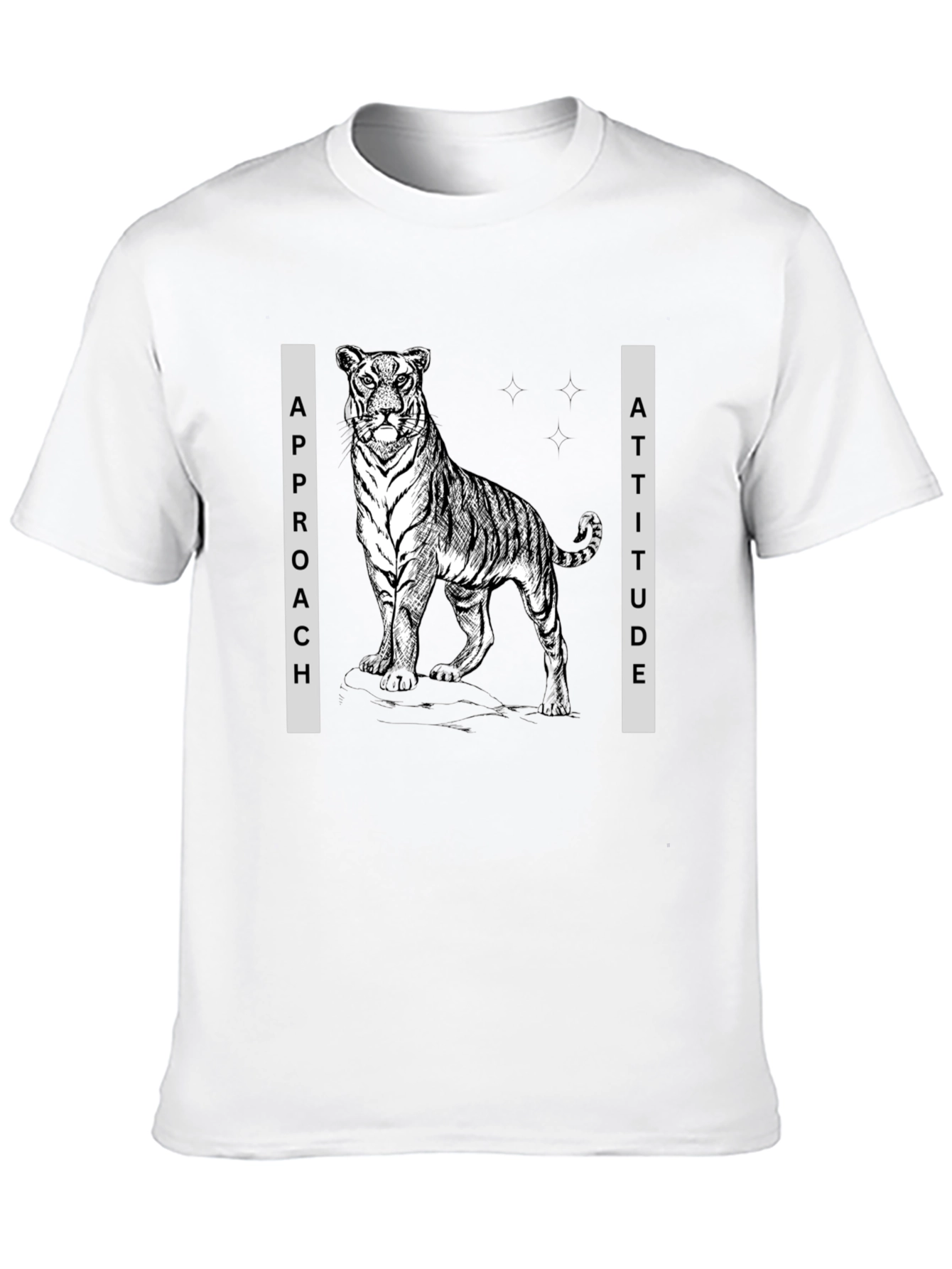 Tiger Approach Attitude Graphic Tee