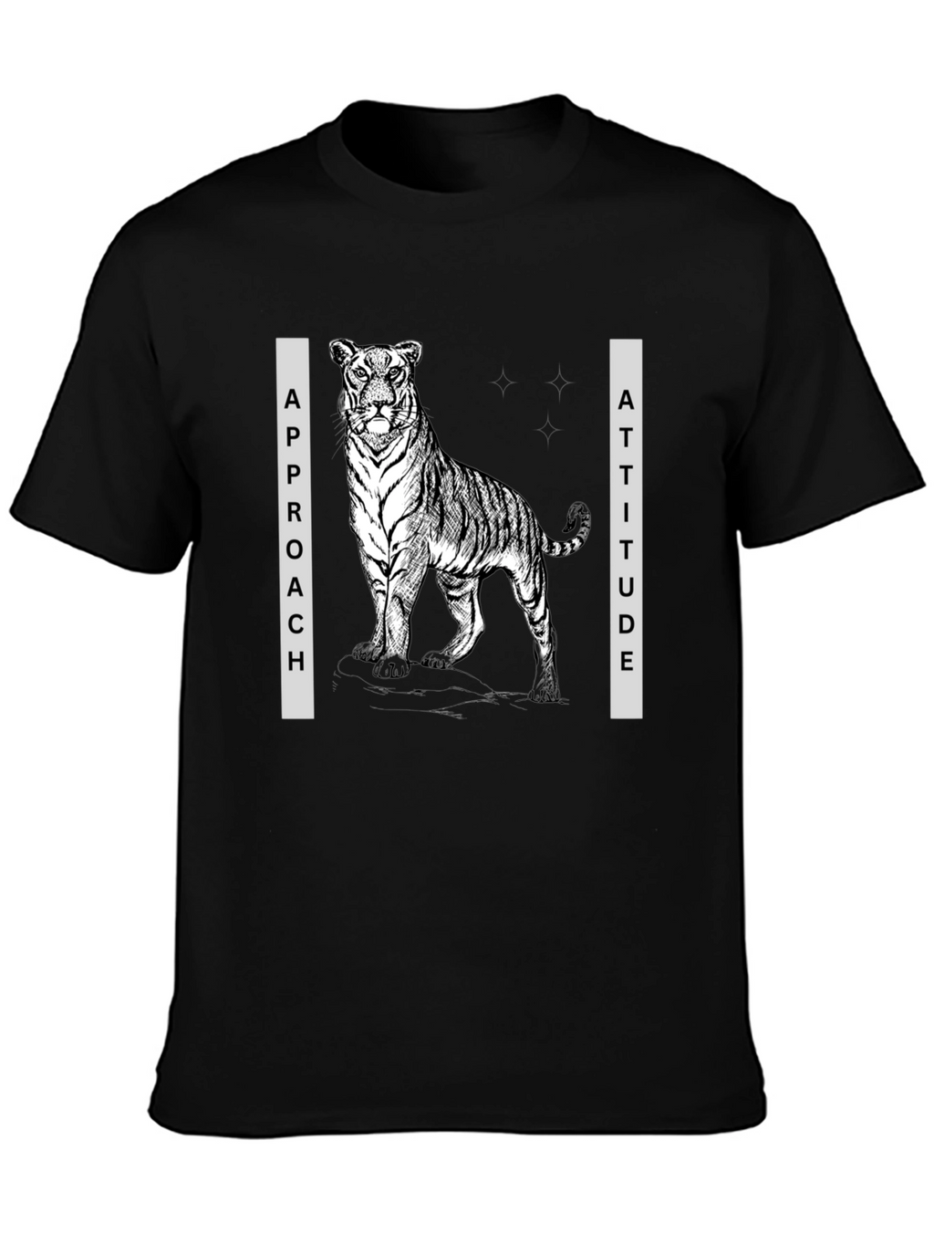 Tiger Approach Attitude Graphic Tee